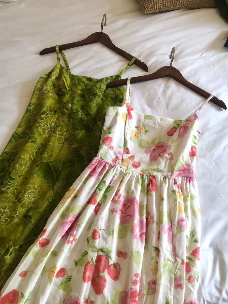 Kenzo KENZO Silk printed sling dress vintage Size XS / US 0-2 / IT 36-38 - 5 Thumbnail