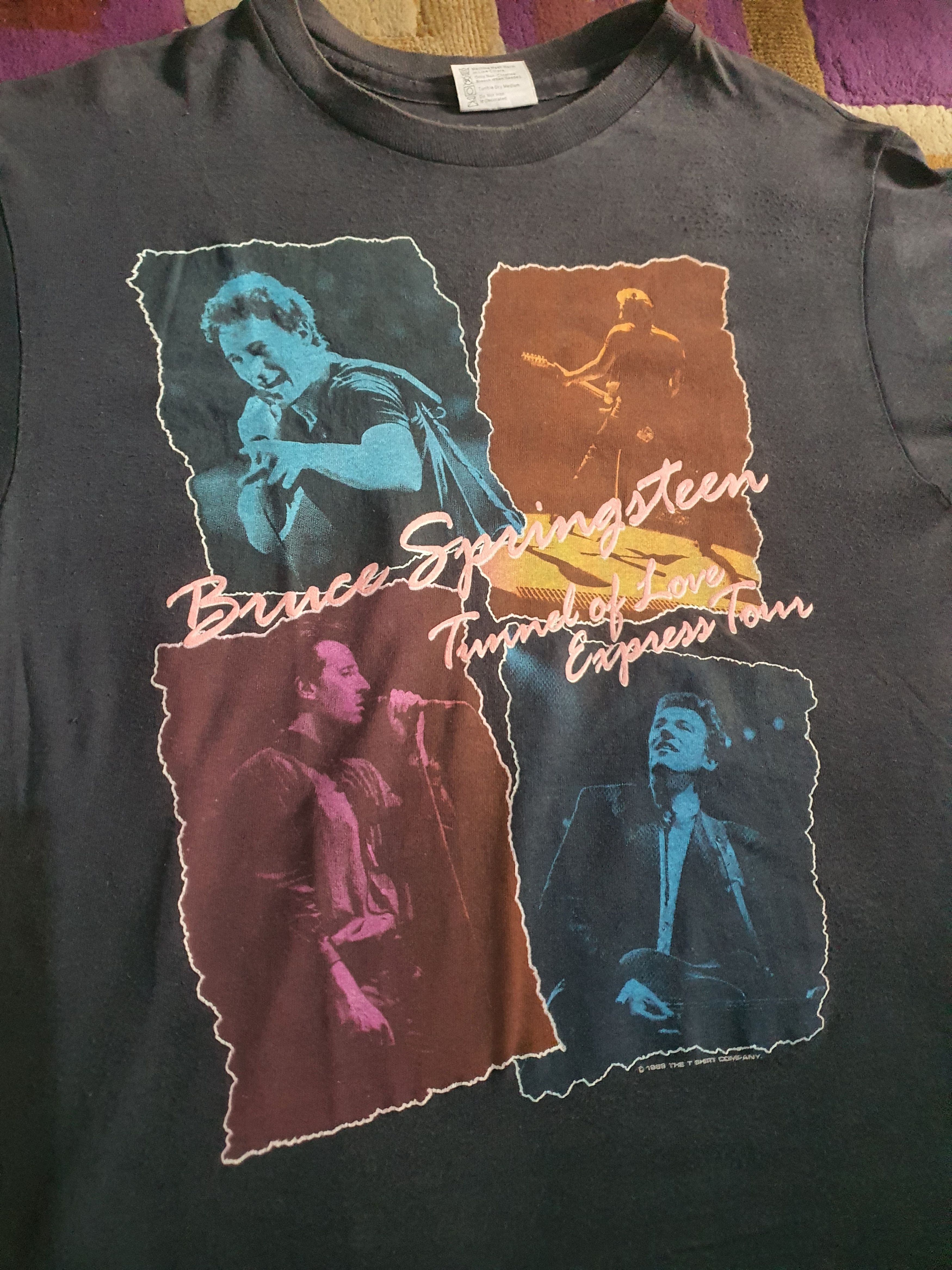 Vintage 🌹BRUCE SPRINGSTEEN 80s " L "🌹 Size US L / EU 52-54 / 3 - 1 Thumbnail