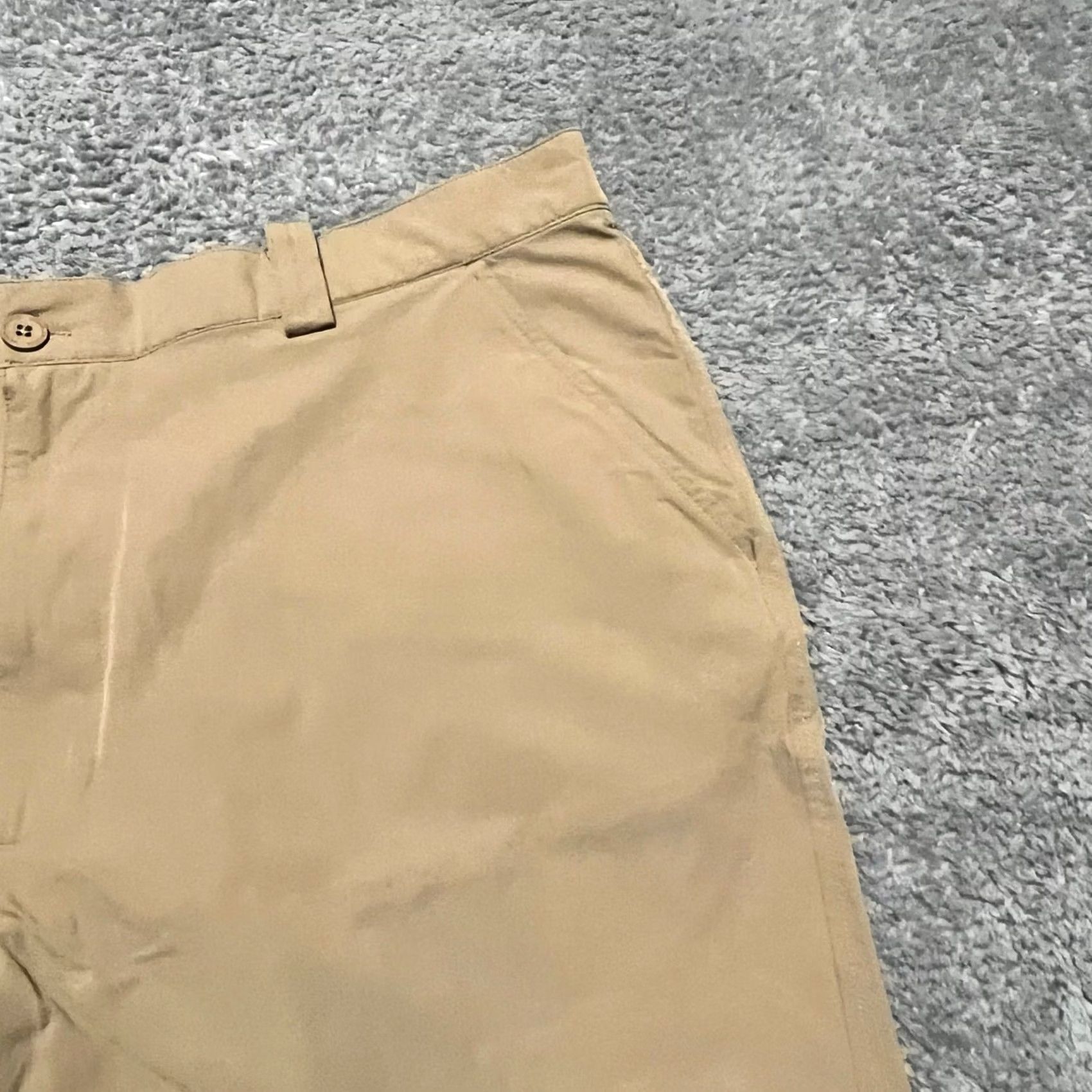 Under Armour Under Armour Golf Shorts Mens 38 Performance Tan Brown Beige Regular Chino Men US 38 Mens Shorts Size US 38 / EU 54 - 2 Thumbnail