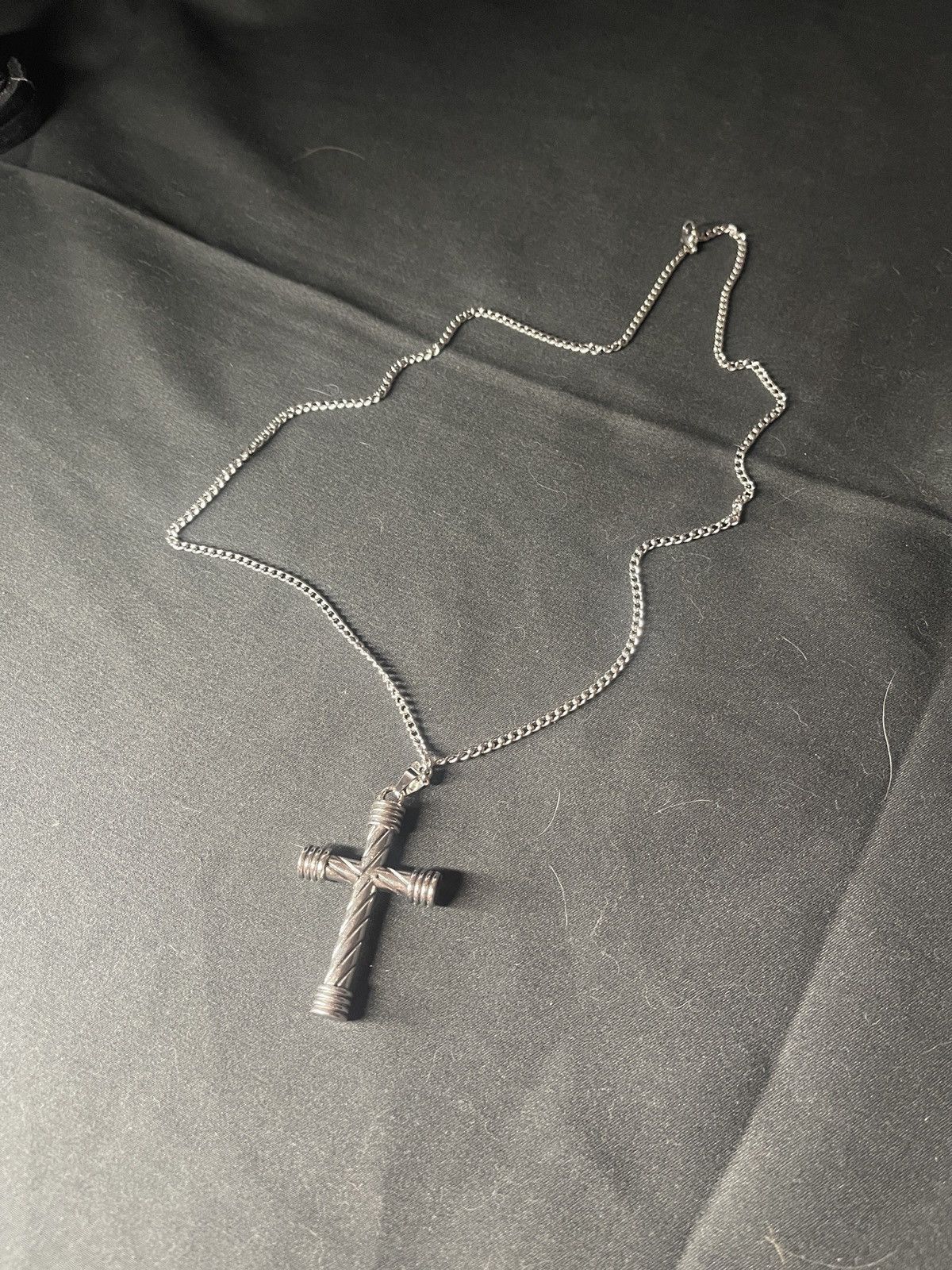 Other Silver cross necklace with chain Size 28 - 5 Thumbnail