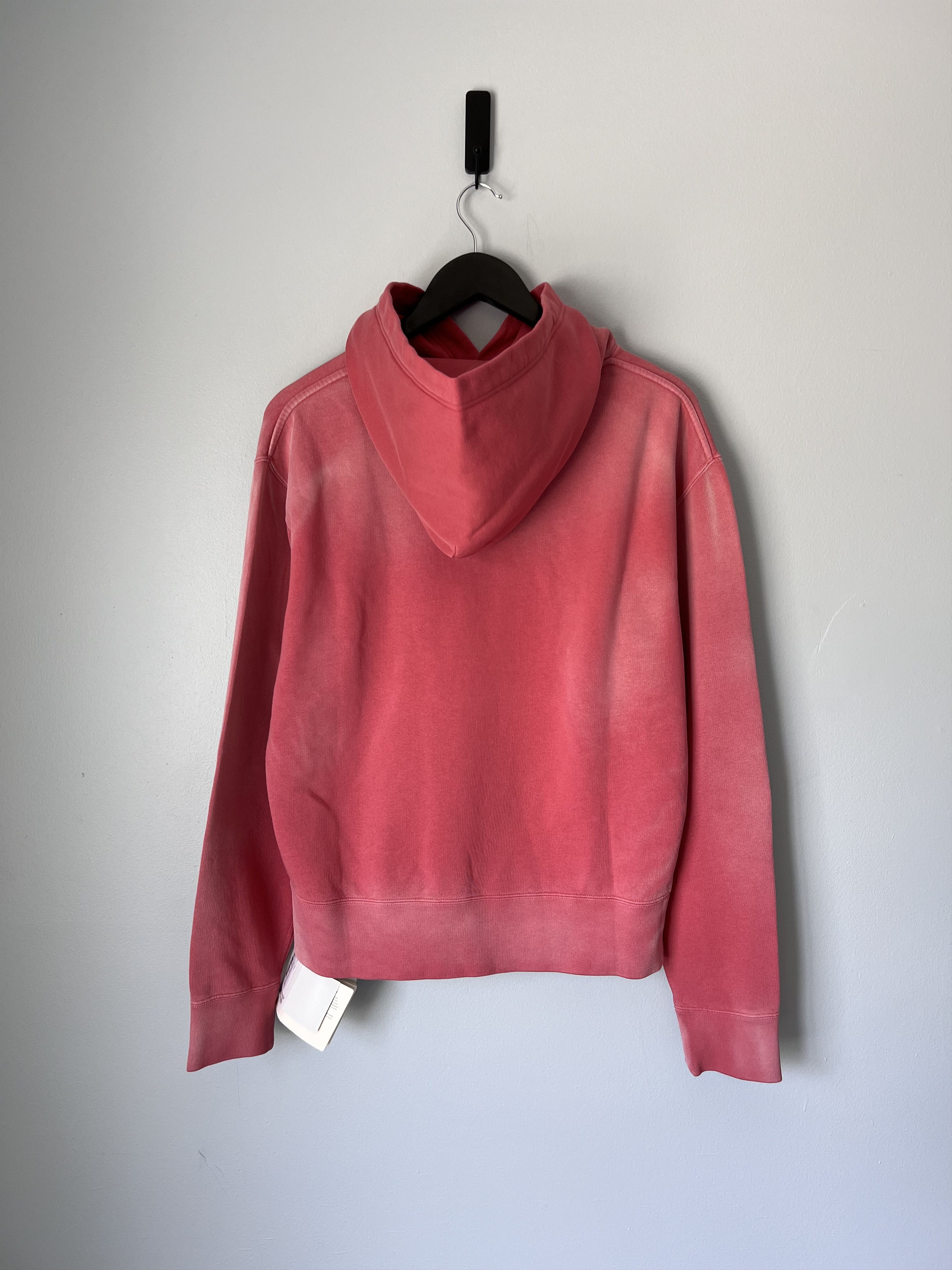 Loewe Loewe Slim Fit Washed Hoodie in Washed Pink Size US M / EU 48-50 / 2 - 6 Thumbnail