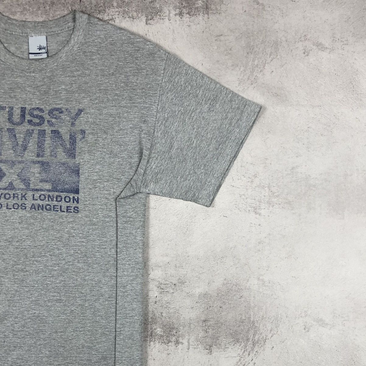 Stussy Vintage Stussy USA Livin’ XL Single Stitch Tee Size US L / EU 52-54 / 3 - 7 Thumbnail