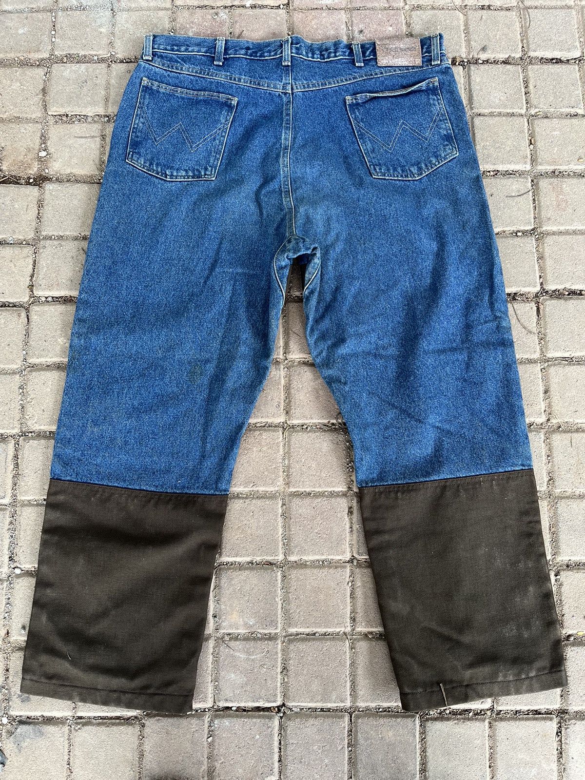 Vintage × Wrangler Baggy Wrangler Denim Size US 39 - 14 Thumbnail