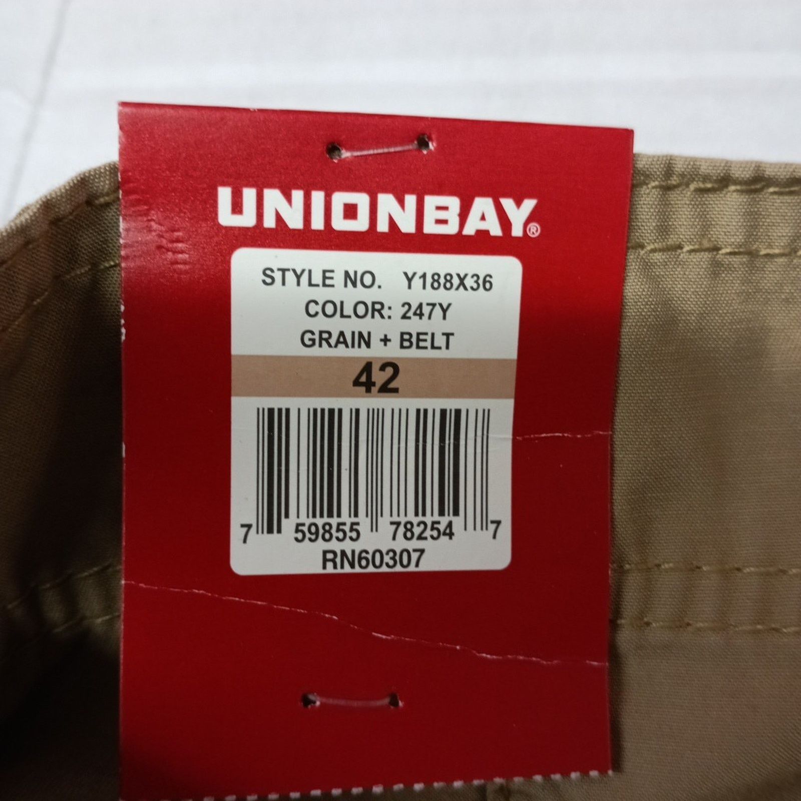 UNIONBAY Unionbay Men's Messenger Cargo Shorts Size 42 Grain Beige Size US 42 / EU 58 - 5 Thumbnail