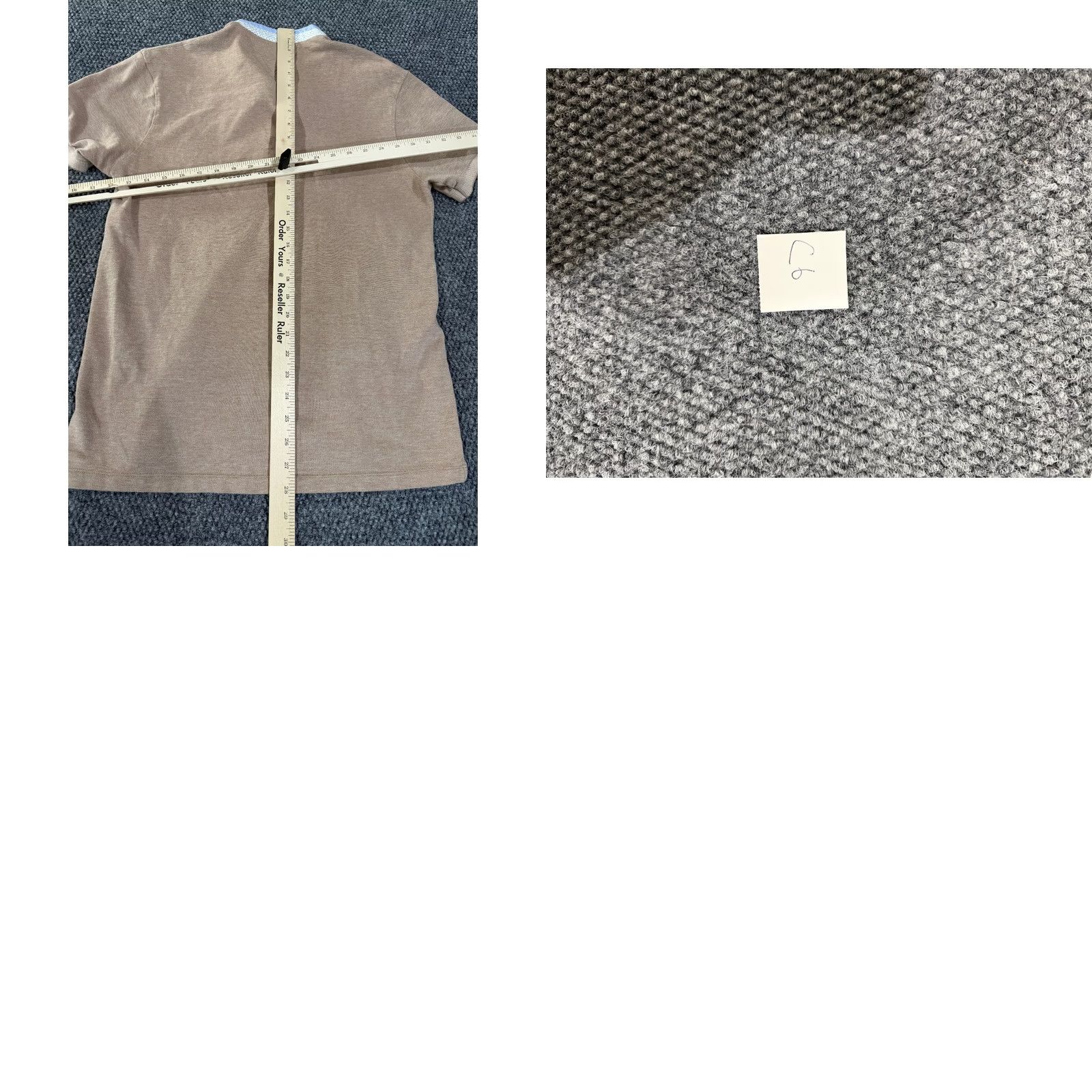 Zara Zara Polo Shirt Mens L Beige Short Sleeve Casual Knit Cotton Regular Fit Golf Modern Button Collar shirt Size US L / EU 52-54 / 3 - 8 Thumbnail