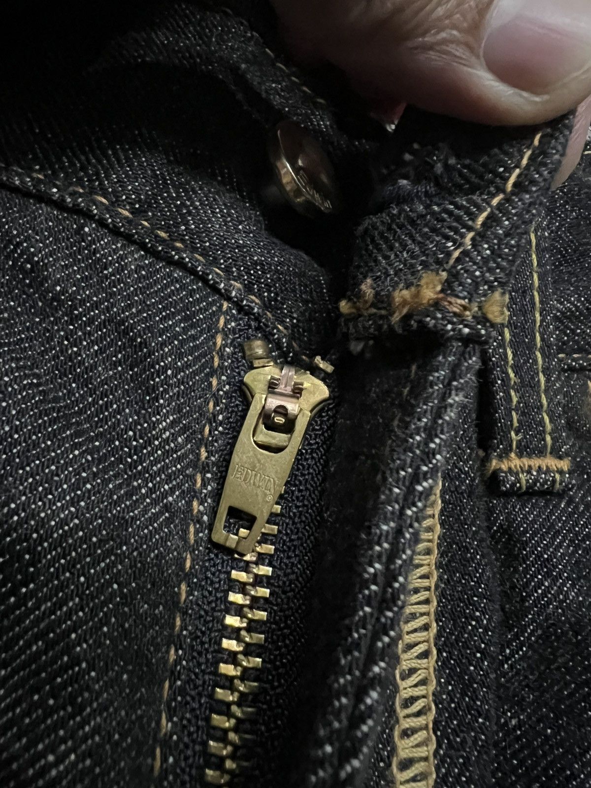 Edwin × If Six Was Nine × Le Grande Bleu (L.G.B.) 🌈Flare🌈Vintage Edwin 503ss Deadstok Jean Size US 30 / EU 46 - 14 Thumbnail
