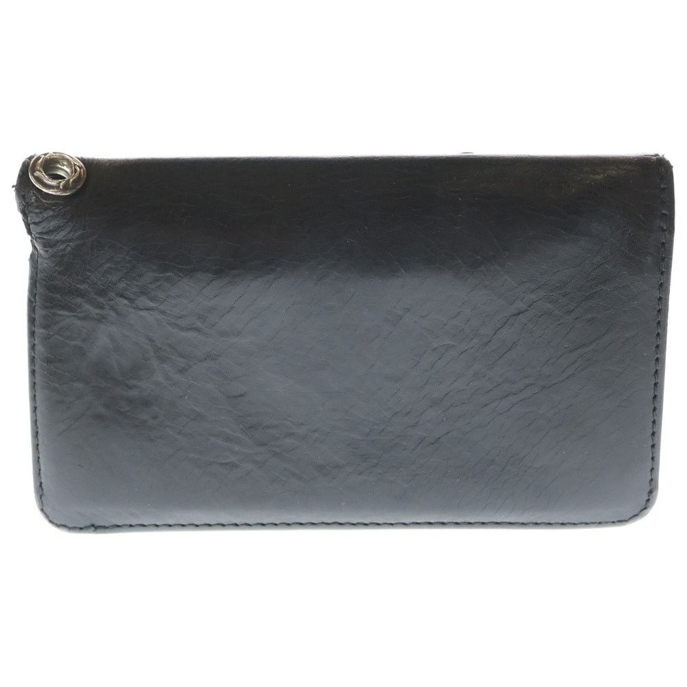 Chrome Hearts Chrome Hearts 1ZIP Leather Wallet with Cross Patch Size ONE SIZE - 2 Thumbnail