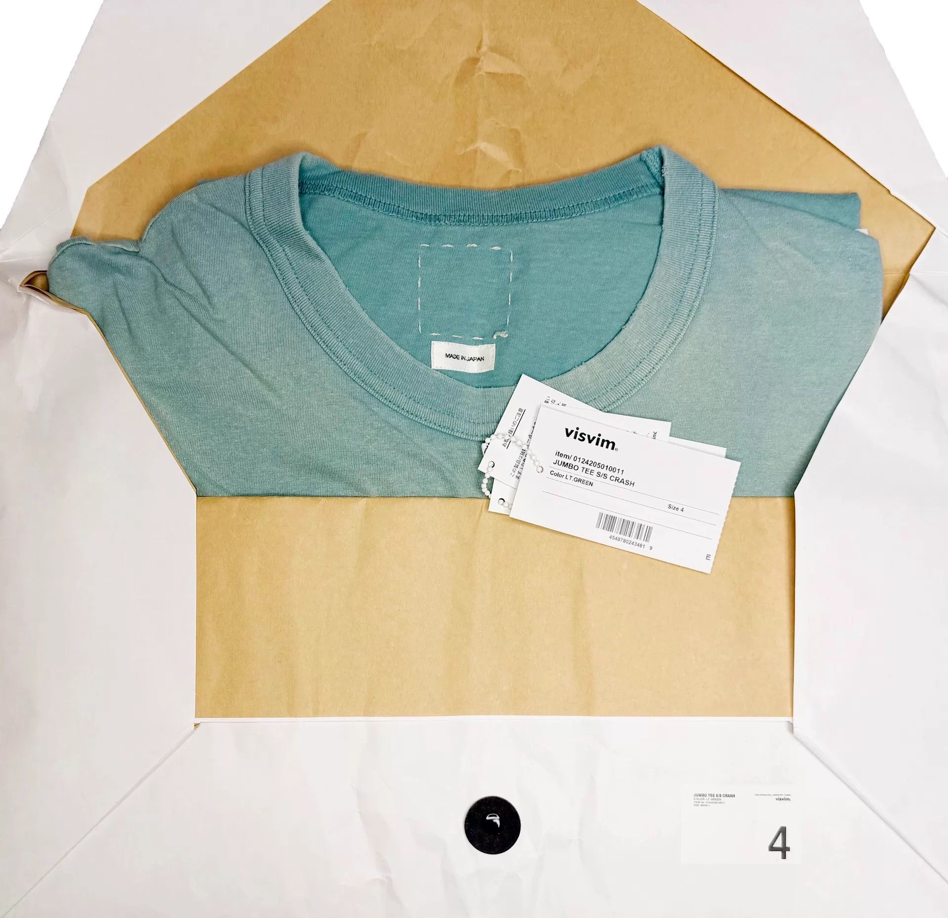 Visvim visvim 24aw JUMBO TEE S/S CRASH Lt.green Size US XL / EU 56 / 4 - 3 Thumbnail