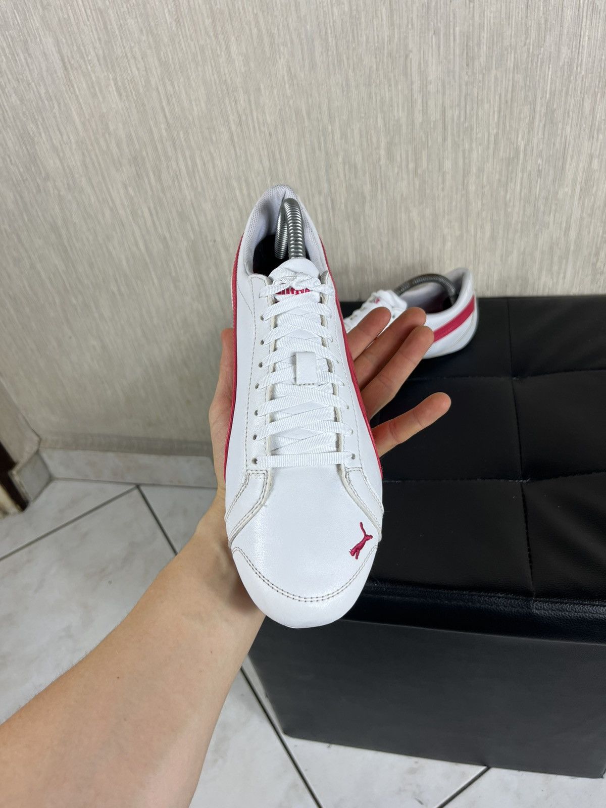 Puma Vintage Puma speed cat y2k sneakers shiny brocade pink shoes Size US 9.5 / IT 39.5 - 18 Thumbnail