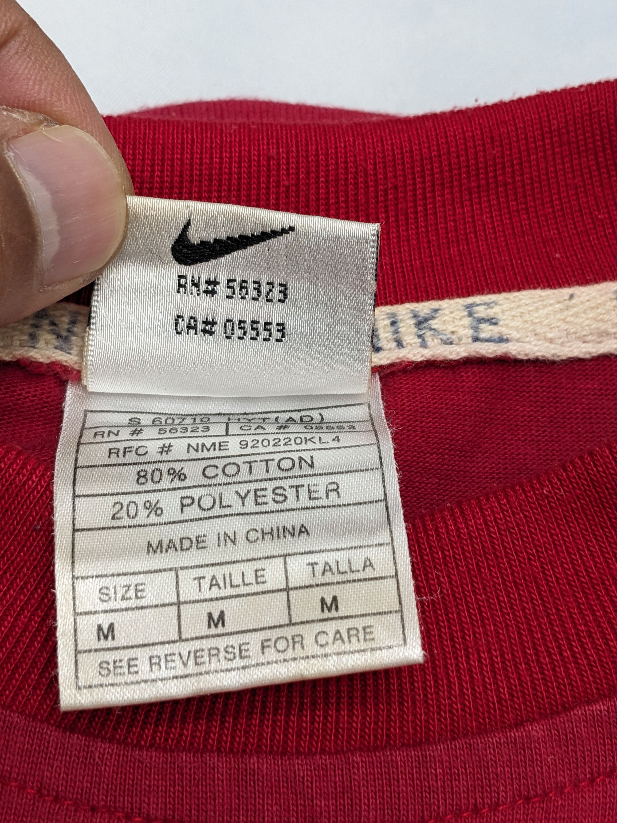 Nike VINTAGE 90S NIKE AIR USA TSHIRT Size US M / EU 48-50 / 2 - 9 Thumbnail