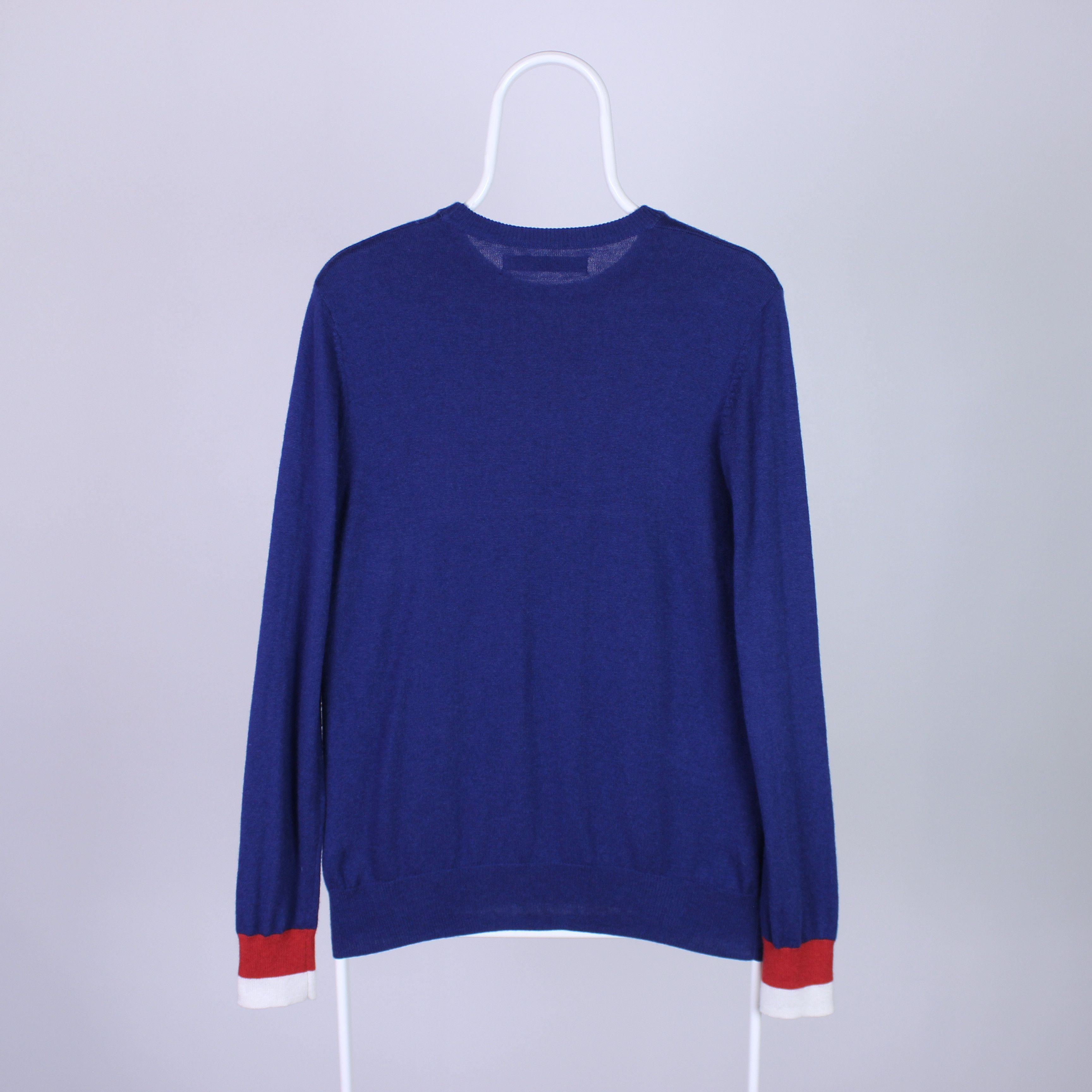 Karl Lagerfeld Karl Lagerfeld cashmere sweater big logo centr navy S M Size US M / EU 48-50 / 2 - 8 Thumbnail