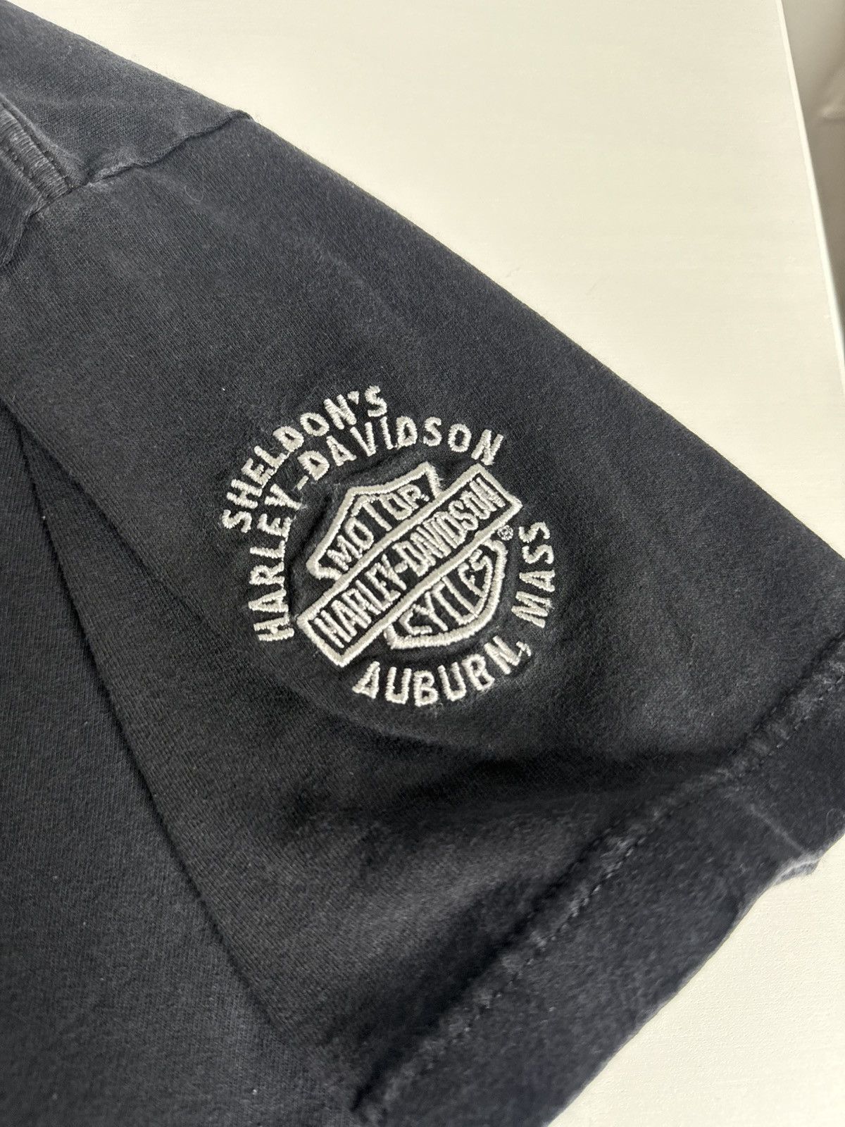 Harley Davidson VINTAGE 1990’s Harley-Davidson Embroidered Tee "Black" (M) Size US M / EU 48-50 / 2 - 4 Thumbnail