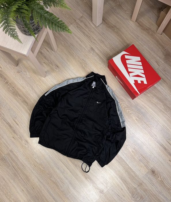 Nike 00s Vintage Nike Swoosh Logo Nylon Retro Jacket Y2K | Grailed