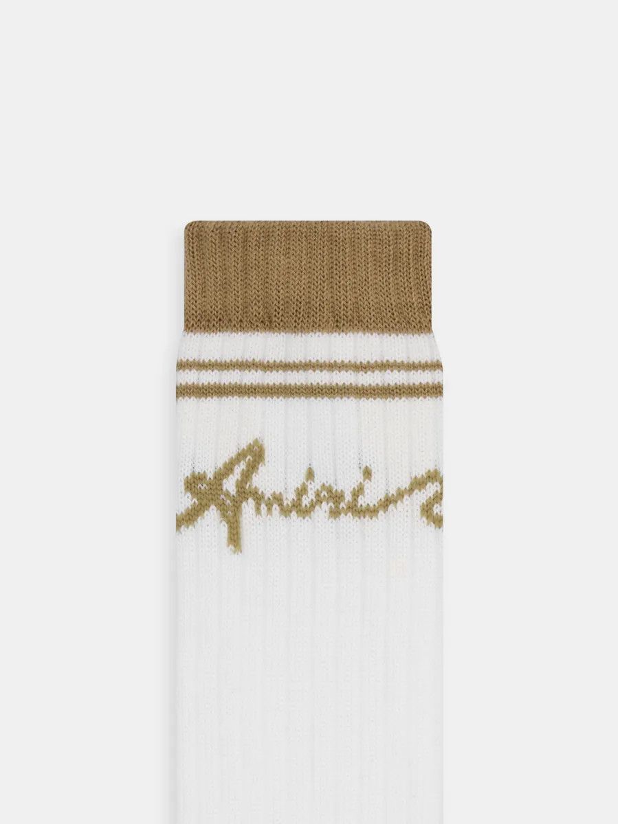Amiri o1s1wg110825 Size: OS / Wave Socks in White Size ONE SIZE - 2 Thumbnail