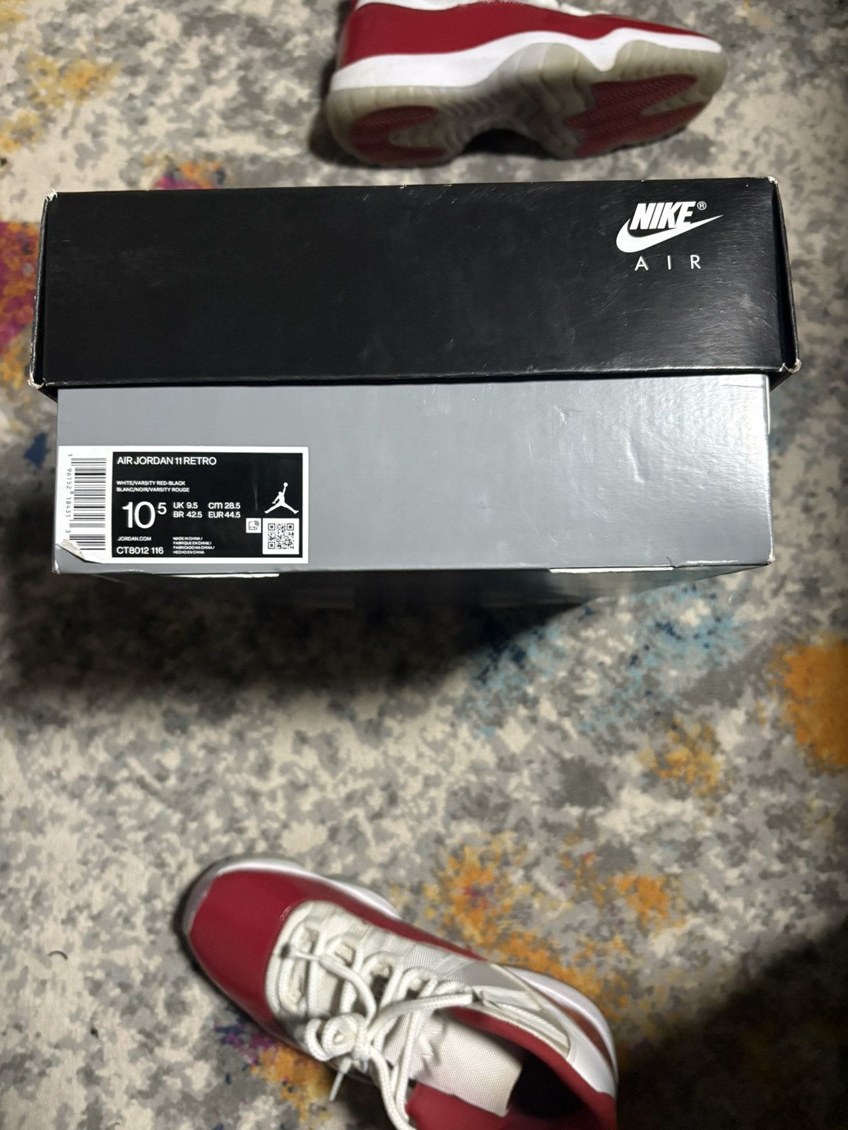 Jordan Brand Air Jordan Retro 11 Cherry size 10.5 Size US 10.5 / EU 43-44 - 7 Thumbnail