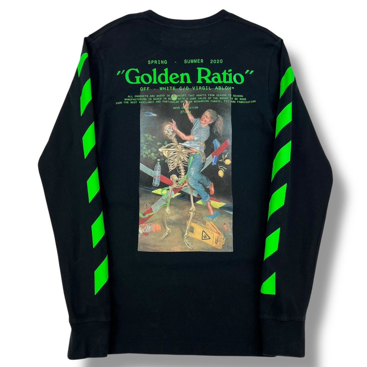 Off-White Off-White Pascal Skeleton Black Long Sleeve T Shirt Size US XS / EU 42 / 0 - 2 Thumbnail