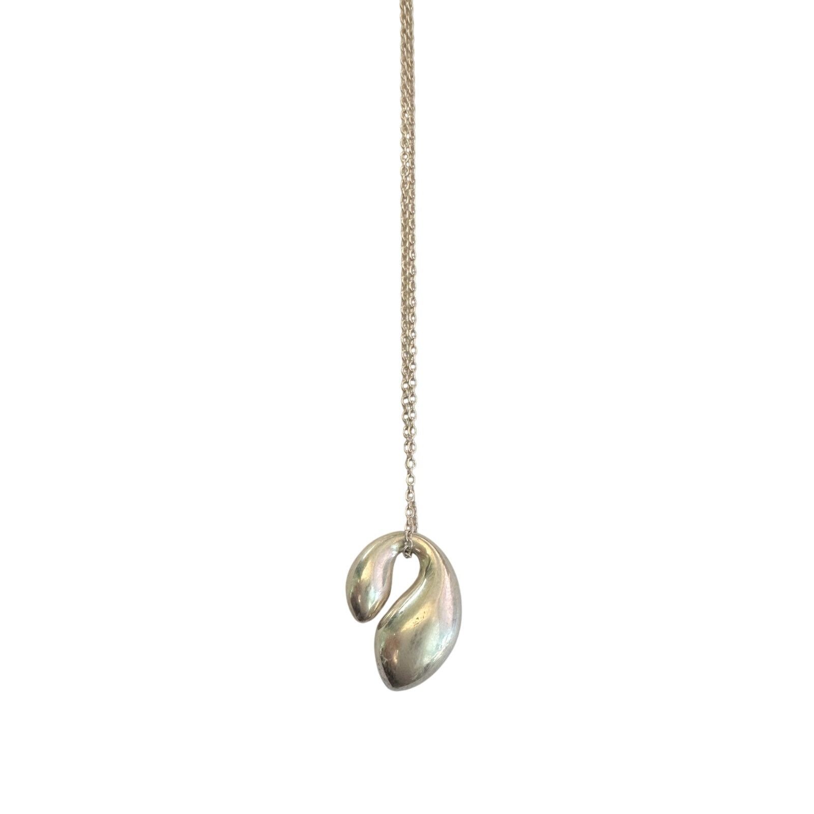 Tiffany & Co. Tiffany & Co Elsa Peretti Double Teardrop Necklace Size ONE SIZE - 7 Thumbnail