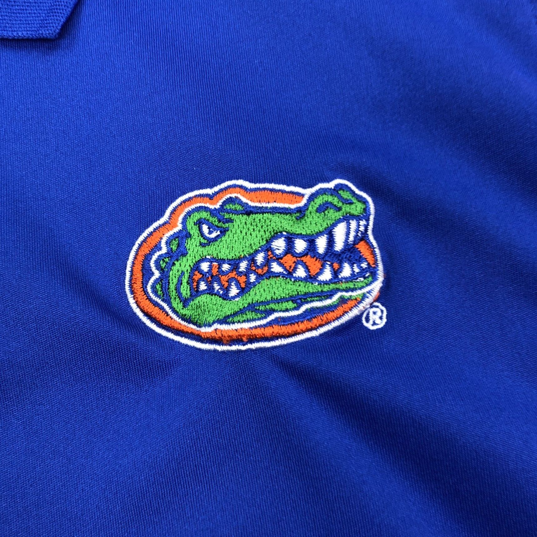 Vintage VINTAGE Florida Gators Polo Shirt XL/XG Blue Orange Florida Logo Mens Athletic Size US XL / EU 56 / 4 - 3 Thumbnail