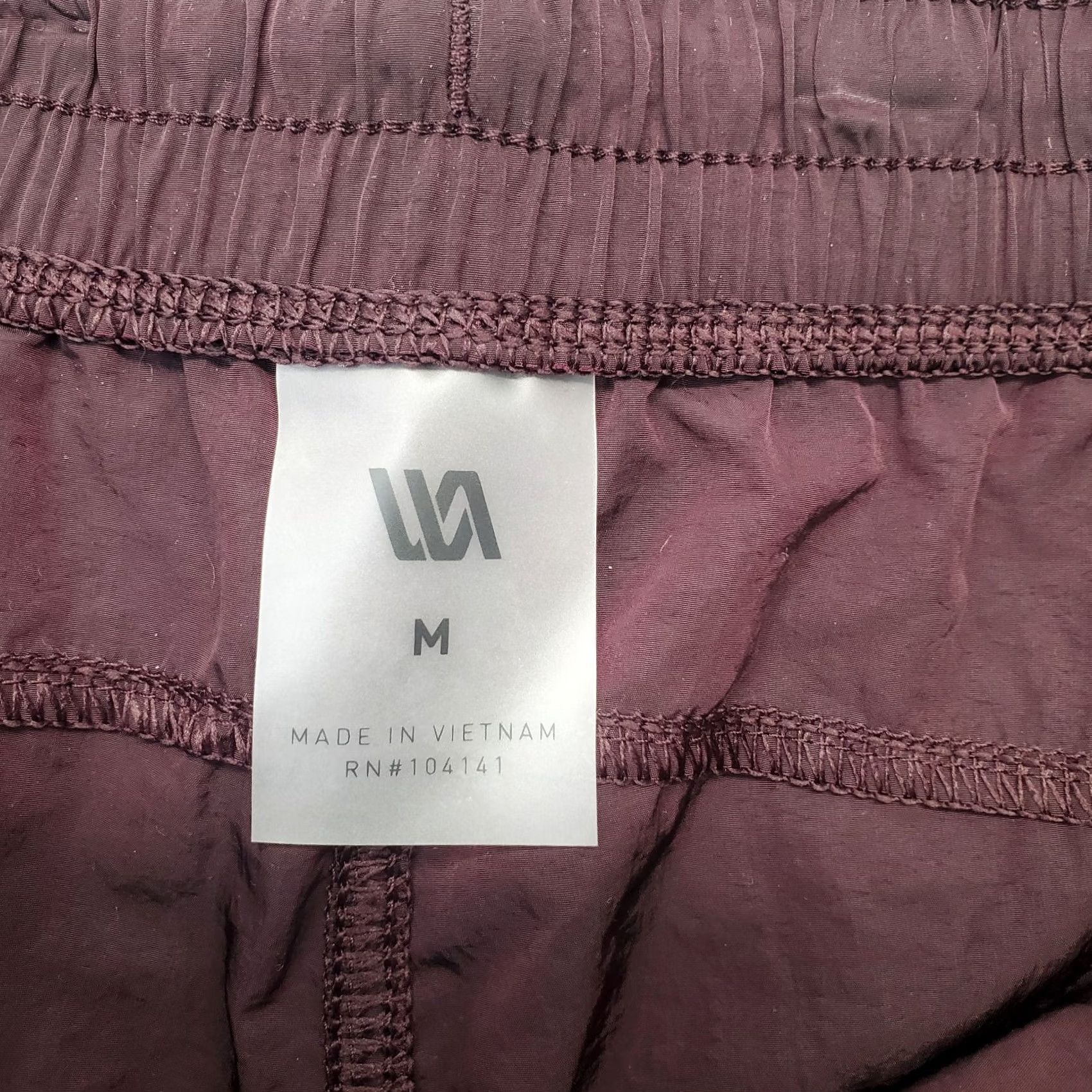 Vintage VRST Mens M Burgundy All-In Unlined Shorts Athletic Comfort Water Repellent UPF 50+ Pockets Size US 31 - 6 Thumbnail