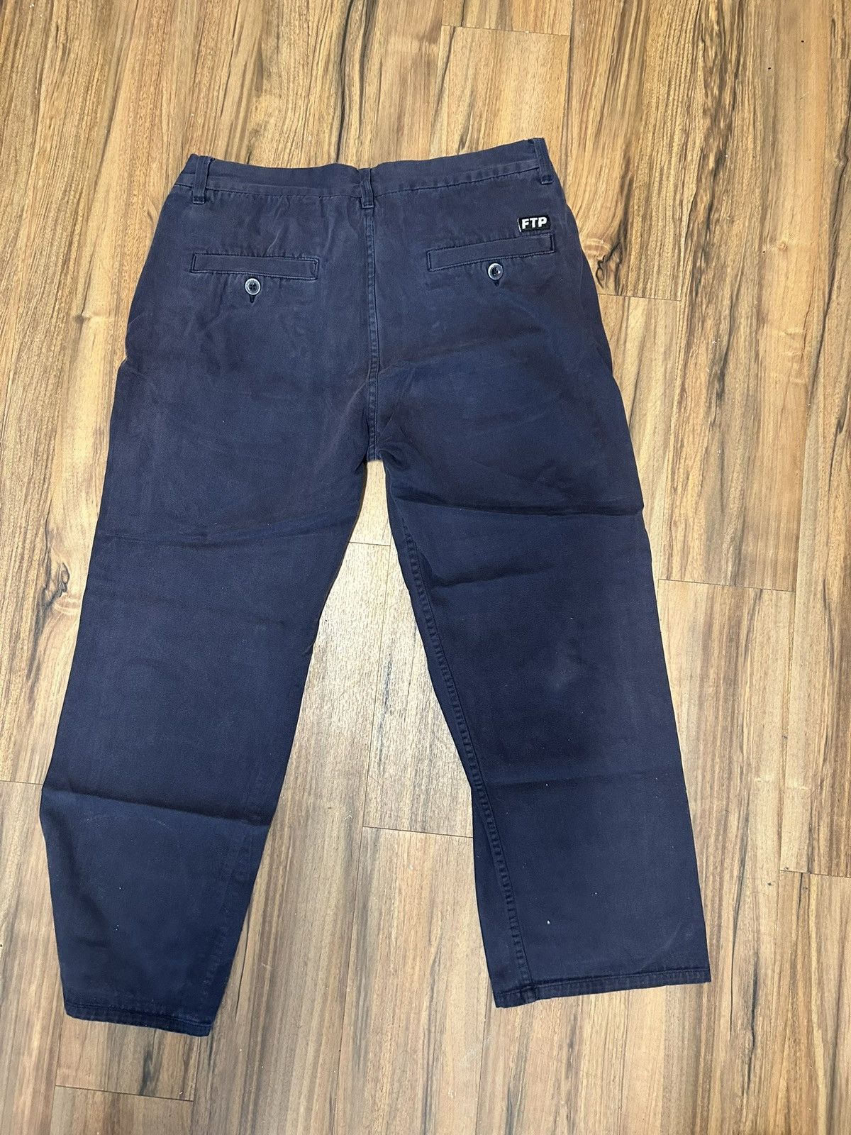 Fuck The Population FTP Navy Chino Pants FW21 Size 34 Size US 34 / EU 50 - 8 Thumbnail