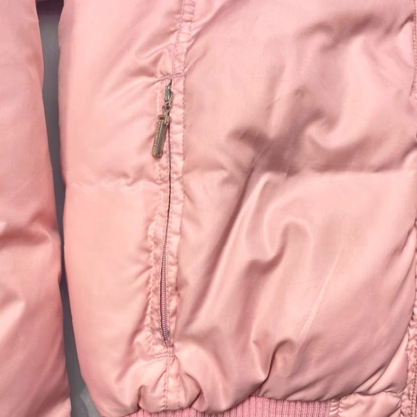 Polo Ralph Lauren Polo Jeans Ralph Lauren Womens Small Full Zip Hood Fur Lined Pink Puffer Jacket Size 28" / US 6 / IT 42 - 3 Thumbnail