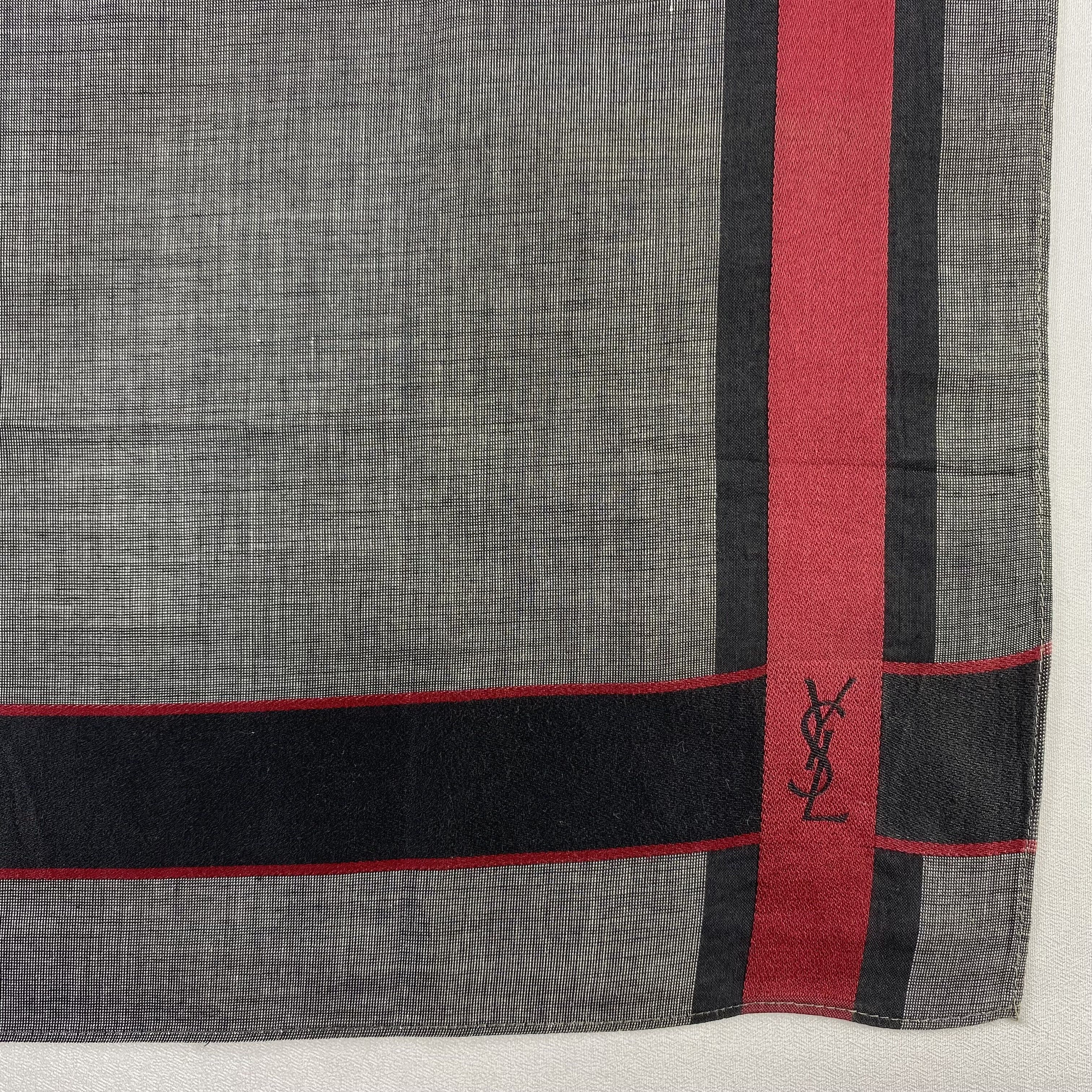 Vintage Yves Saint Laurent Neckerchief / Handkerchief-P572 Size ONE SIZE - 3 Thumbnail