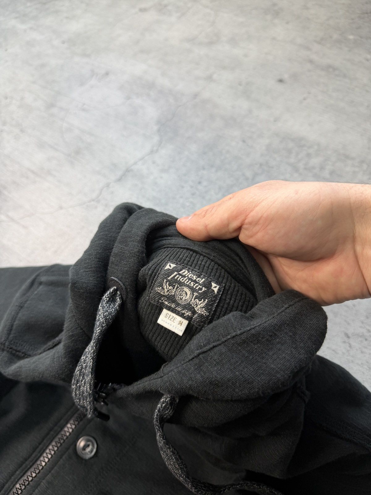 Diesel Vintage Diesel Zip Hoodie Opium Drip Leather Death Sex Money Size US M / EU 48-50 / 2 - 5 Thumbnail