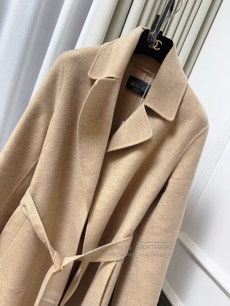 Loro Piana Loro Piana Honey Yellow Camel Long Cashmere Coat with Belt Size XS / US 0-2 / IT 36-38 - 3 Thumbnail