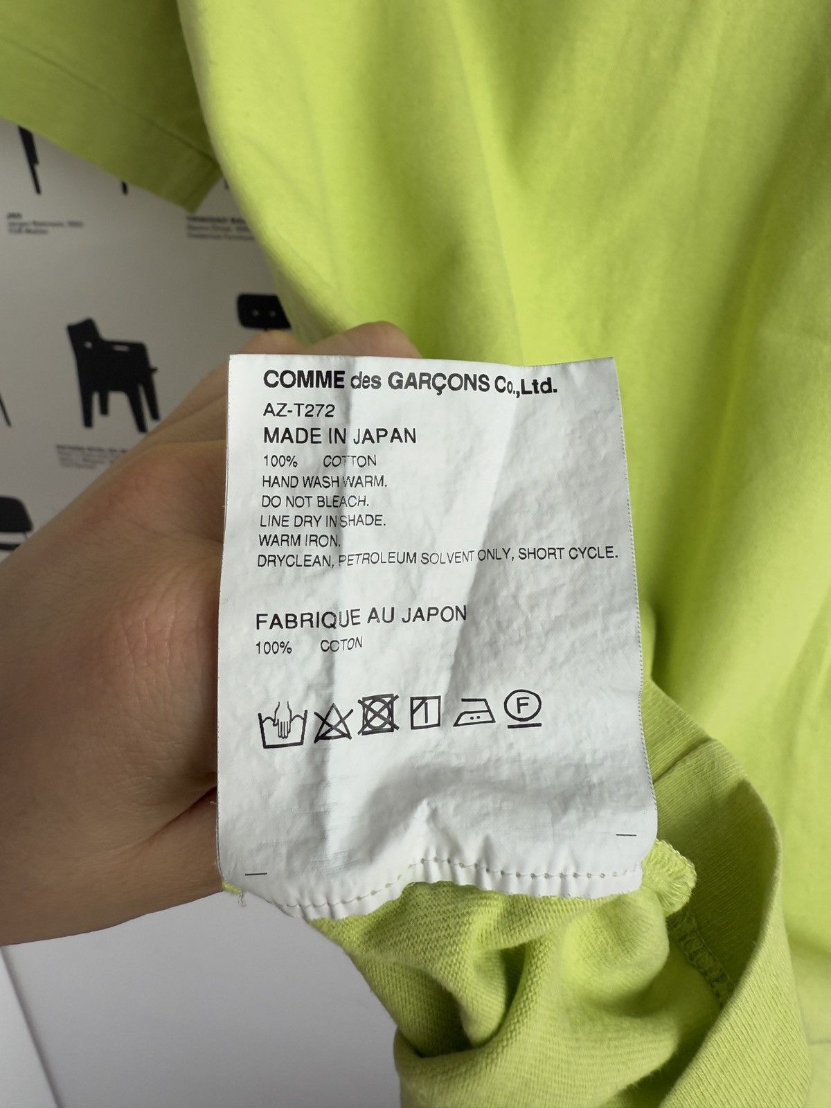 Comme des Garcons × Comme des Garcons PLAY × Designer Comme Des Garçons Play green t-shirt L Japan archive designer Size US L / EU 52-54 / 3 - 7 Thumbnail