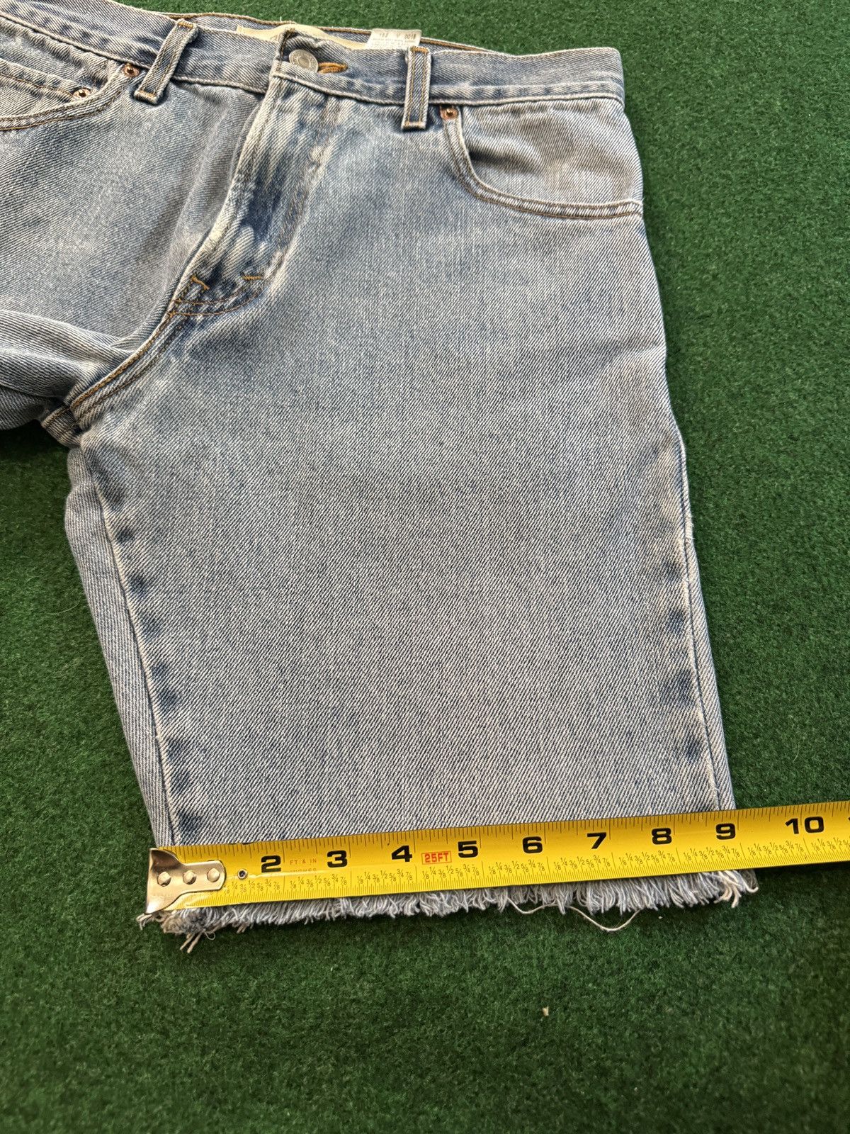 Levi's Vintage Clothing Vintage Y2K Levi’s 517 Cutoff Jorts Grunge PunK Denim Shorts Size US 30 / EU 46 - 8 Thumbnail