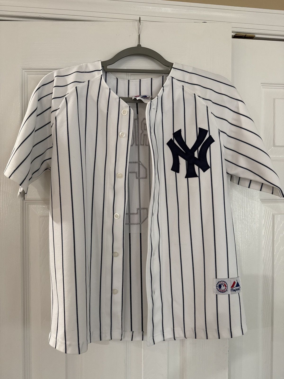 Majestic A-rod pinstripe Yankees jersey Size US L / EU 52-54 / 3 - 1 Thumbnail