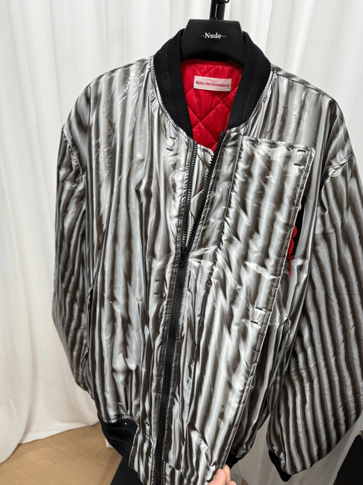 Walter Van Beirendonck Walter Van Beirendonck Stripes 3D Bomber Size US L / EU 52-54 / 3 - 5 Thumbnail