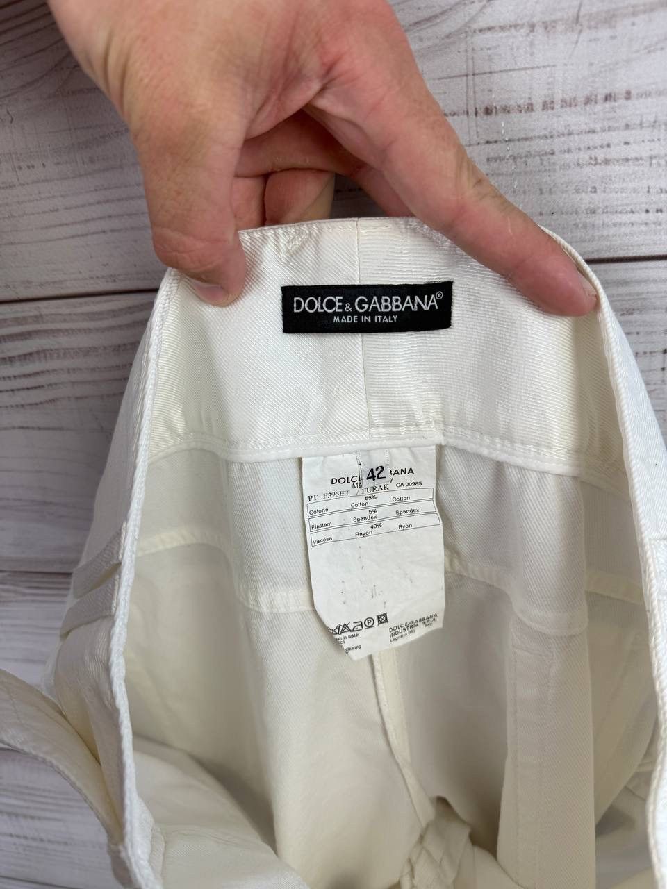 Dolce & Gabbana Vintage Y2K D&G Dolce & Gabbana Jeans Italy Big Logo Size 28" / US 6 / IT 42 - 16 Thumbnail