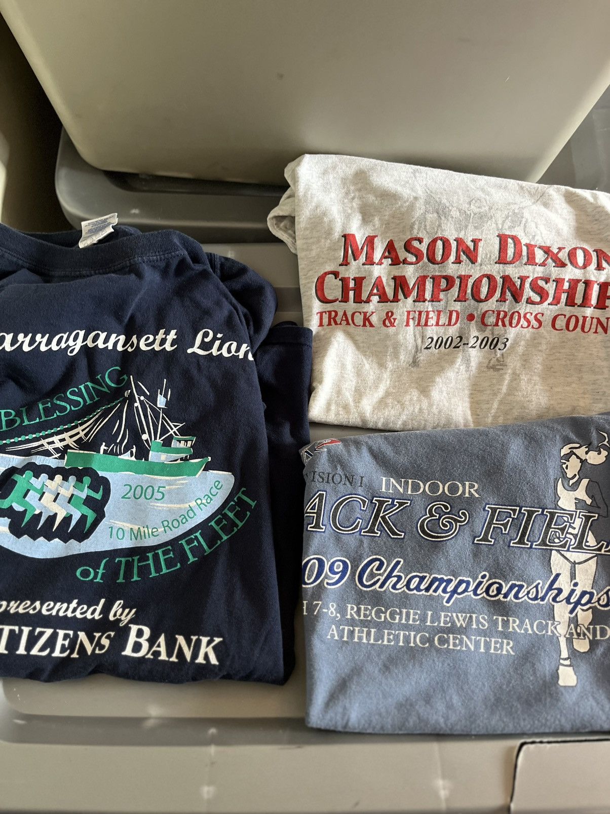 Gildan vintage y2k 2000s 3 lg track shirt bundle racing harvard Size US L / EU 52-54 / 3 - 1 Thumbnail