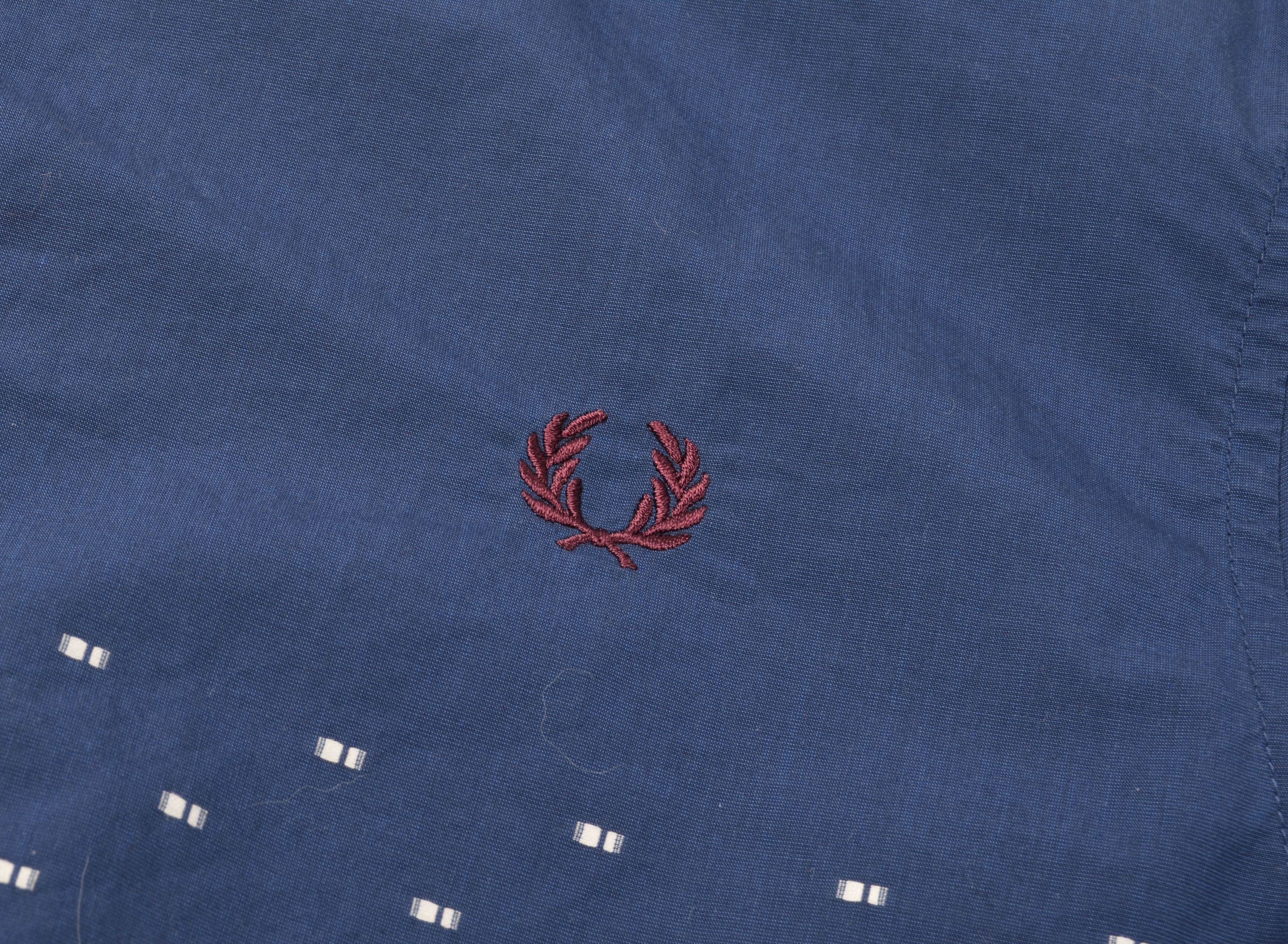 Fred Perry Fred Perry Men's Blue Long Sleeve Button Up Shirt Size US M / EU 48-50 / 2 - 4 Thumbnail