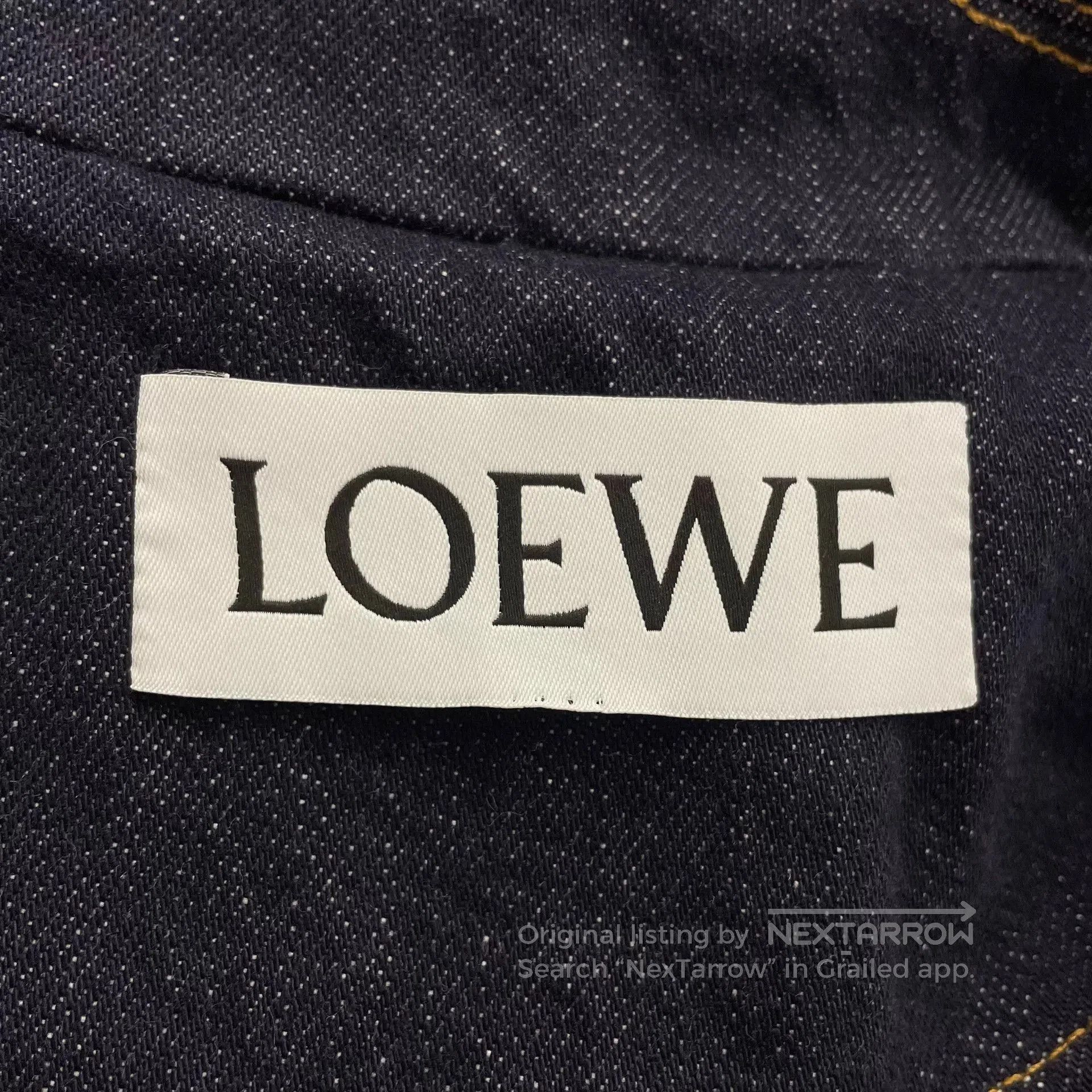 Loewe Loewe Dark Blue Denim Jacket. Size US M / EU 48-50 / 2 - 5 Thumbnail