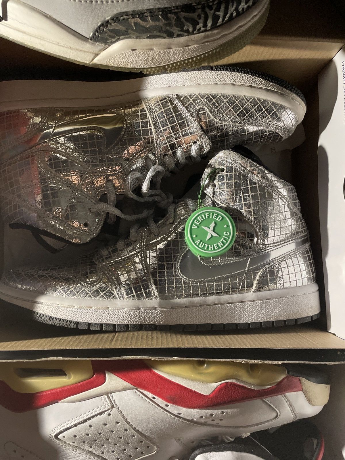 Nike air jordan 1 disco balls Size US 9 / IT 39 - 5 Thumbnail