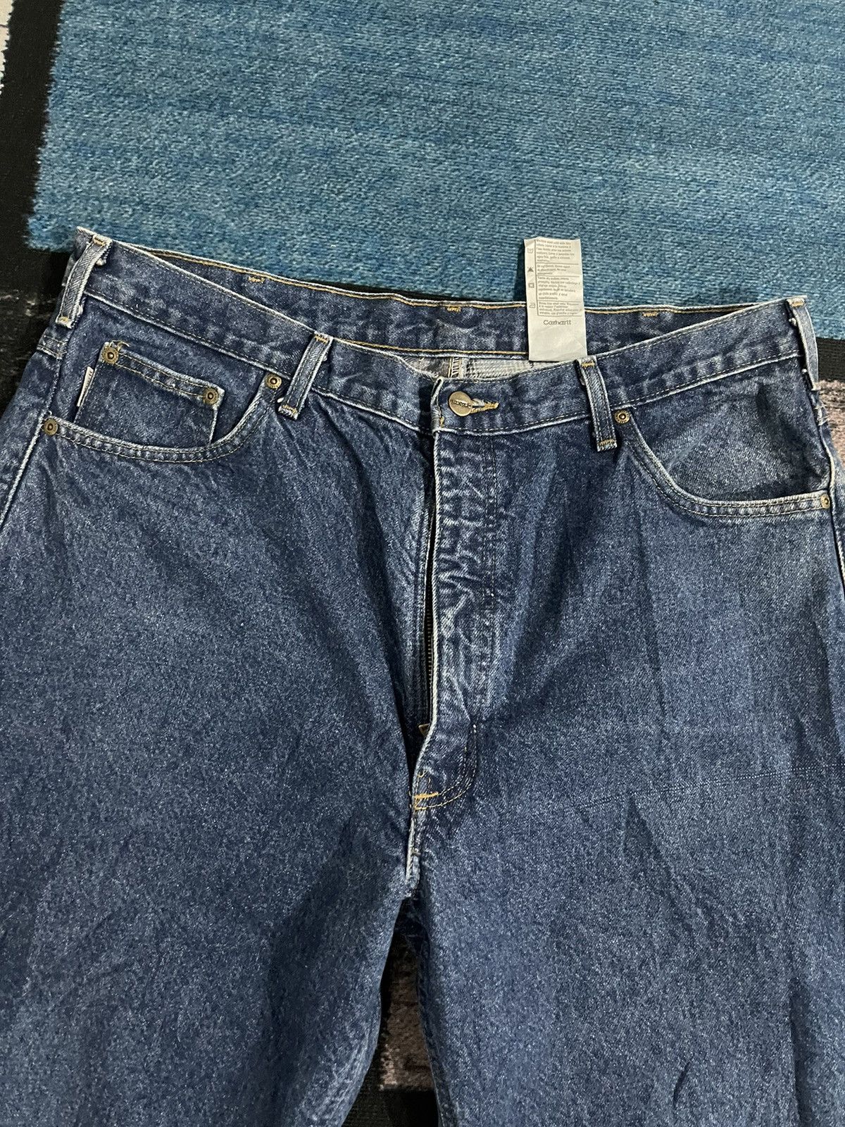 Carhartt Carhartt Mens Denim Blue Jeans Size US 38 / EU 54 - 8 Thumbnail