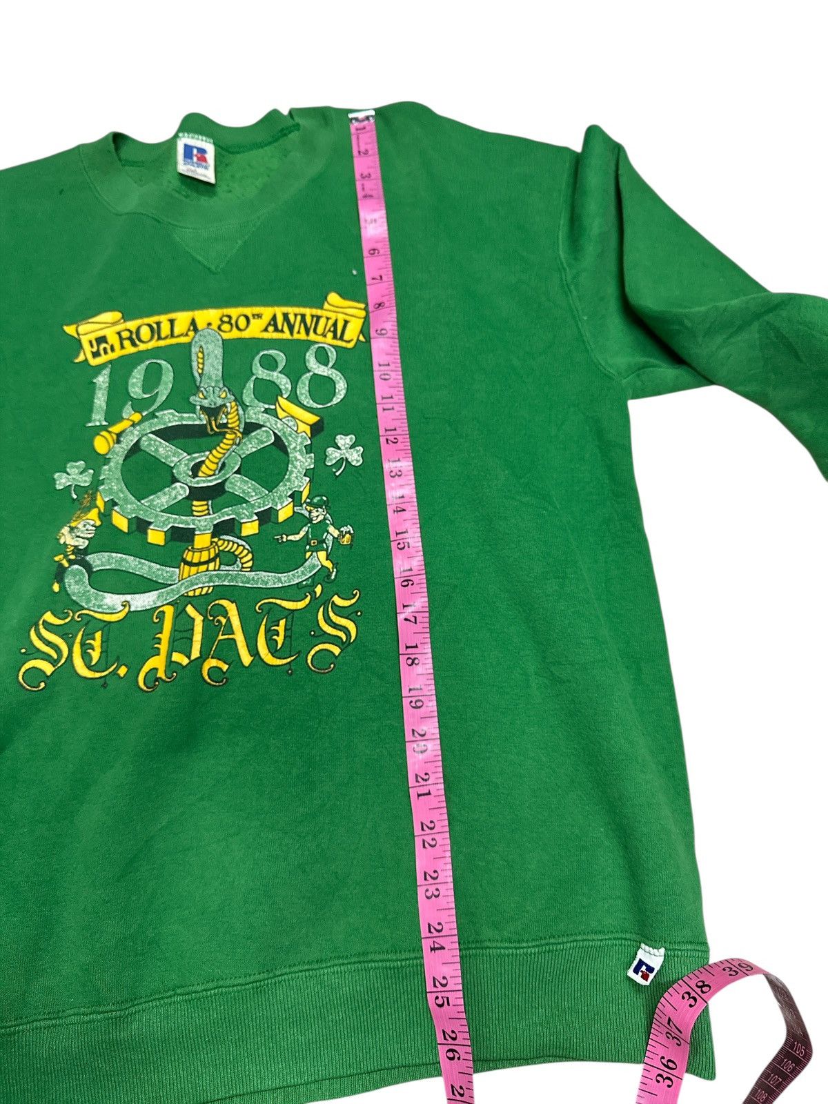 Vintage Vintage Sweatshirt Rusell 💥⭐️ Size US XL / EU 56 / 4 - 4 Thumbnail