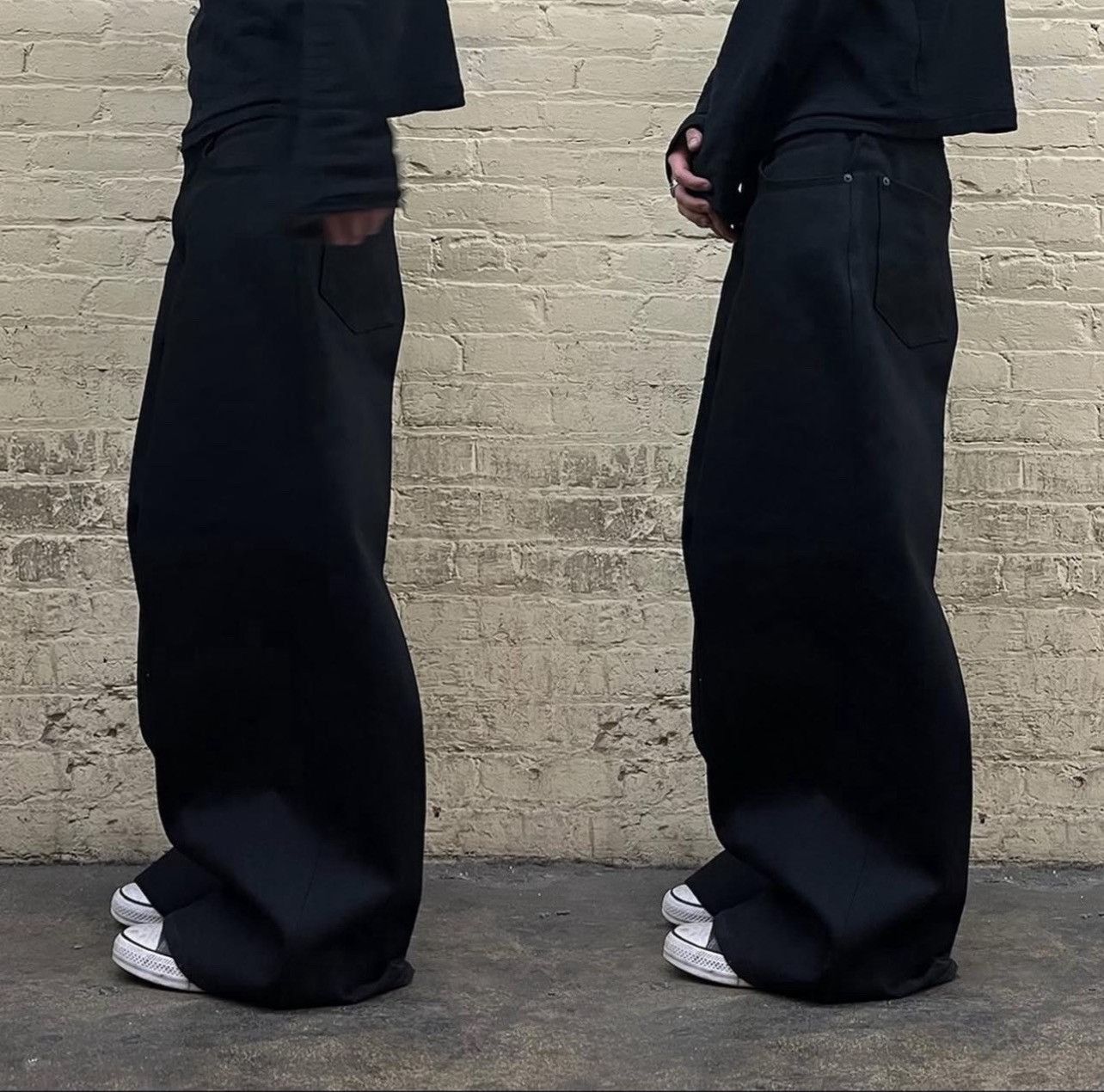 K-Two Studios K-Two Studios Black Selvedge Denim 36 x 32 Size US 36 / EU 52 - 3 Thumbnail