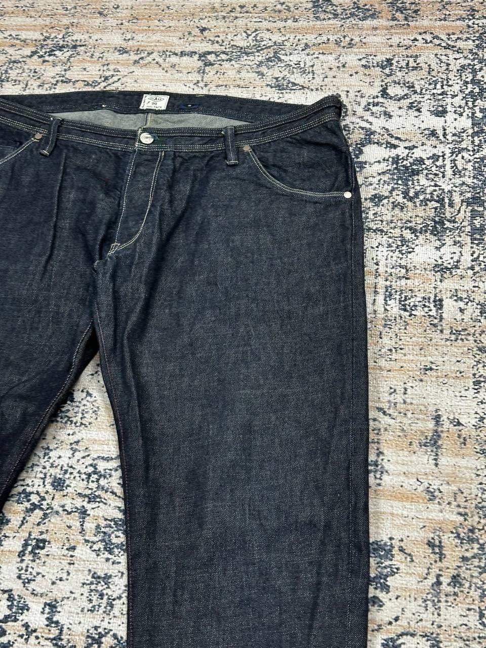 Paul Smith Paul Smith Dark Wash Fading Denim Taper Jeans Size US 38 / EU 54 - 4 Thumbnail