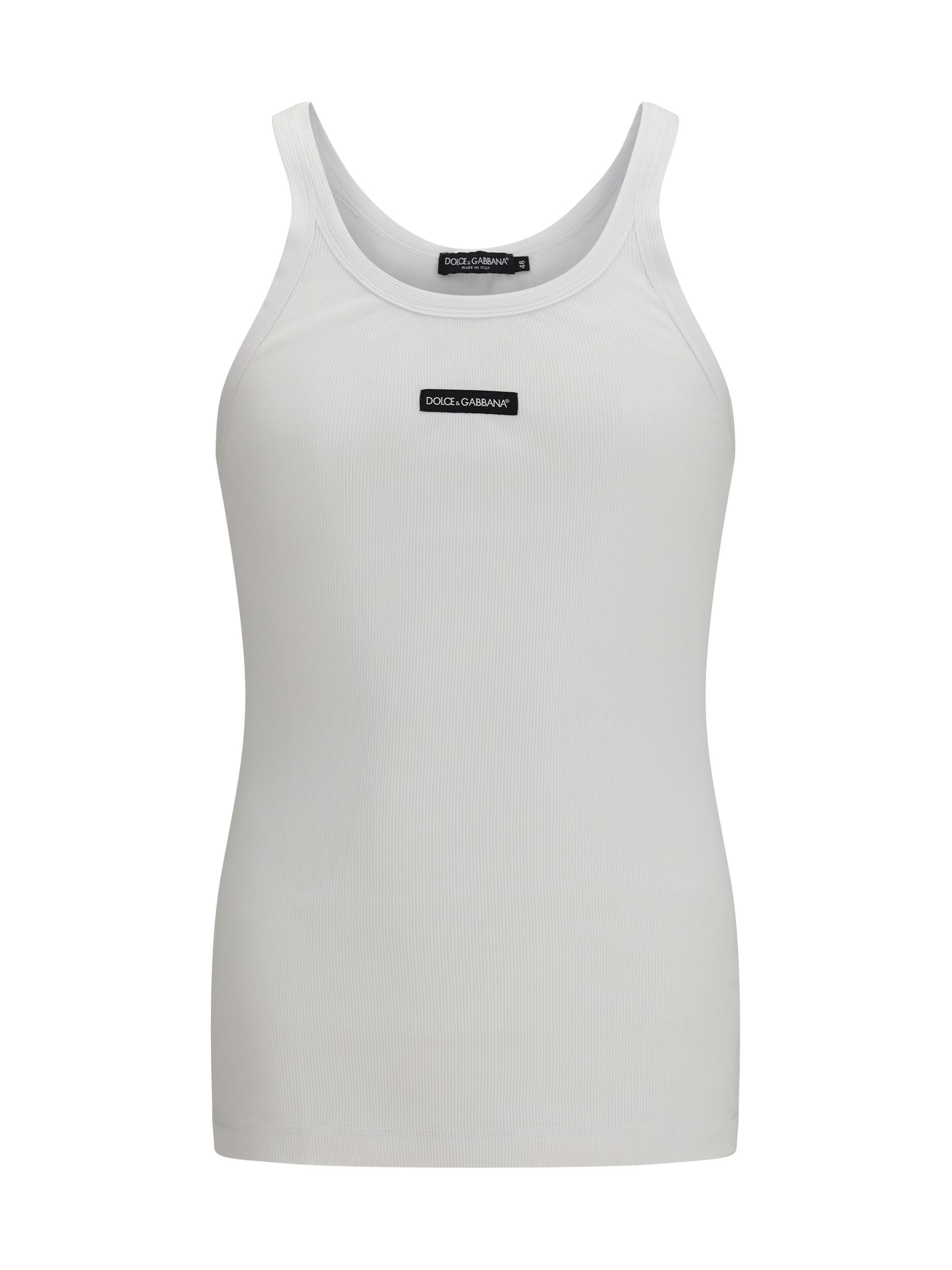 Dolce & Gabbana Cotton printed tank Top Size US XL / EU 56 / 4 - 1 Thumbnail