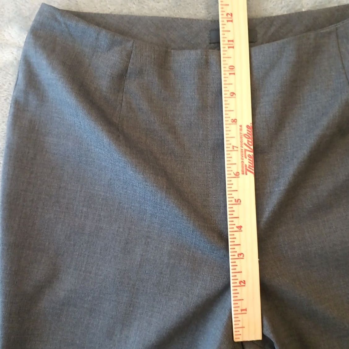 Zanella Zanella Dress Pants Womens Size 8 Gray Wool Blend Stretch 30x30 High Rise Italy Size 30" / US 8 / IT 44 - 3 Thumbnail