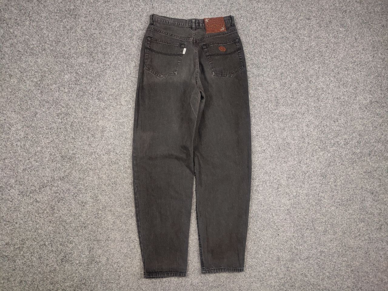 Valentino Vintage 80's Valentino Authentic Mom Dark Gray denim Jeans Size 29" - 7 Thumbnail