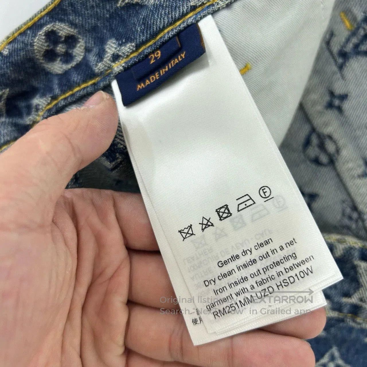 Louis Vuitton new lv denim pants classic style. Size US 29 - 5 Thumbnail