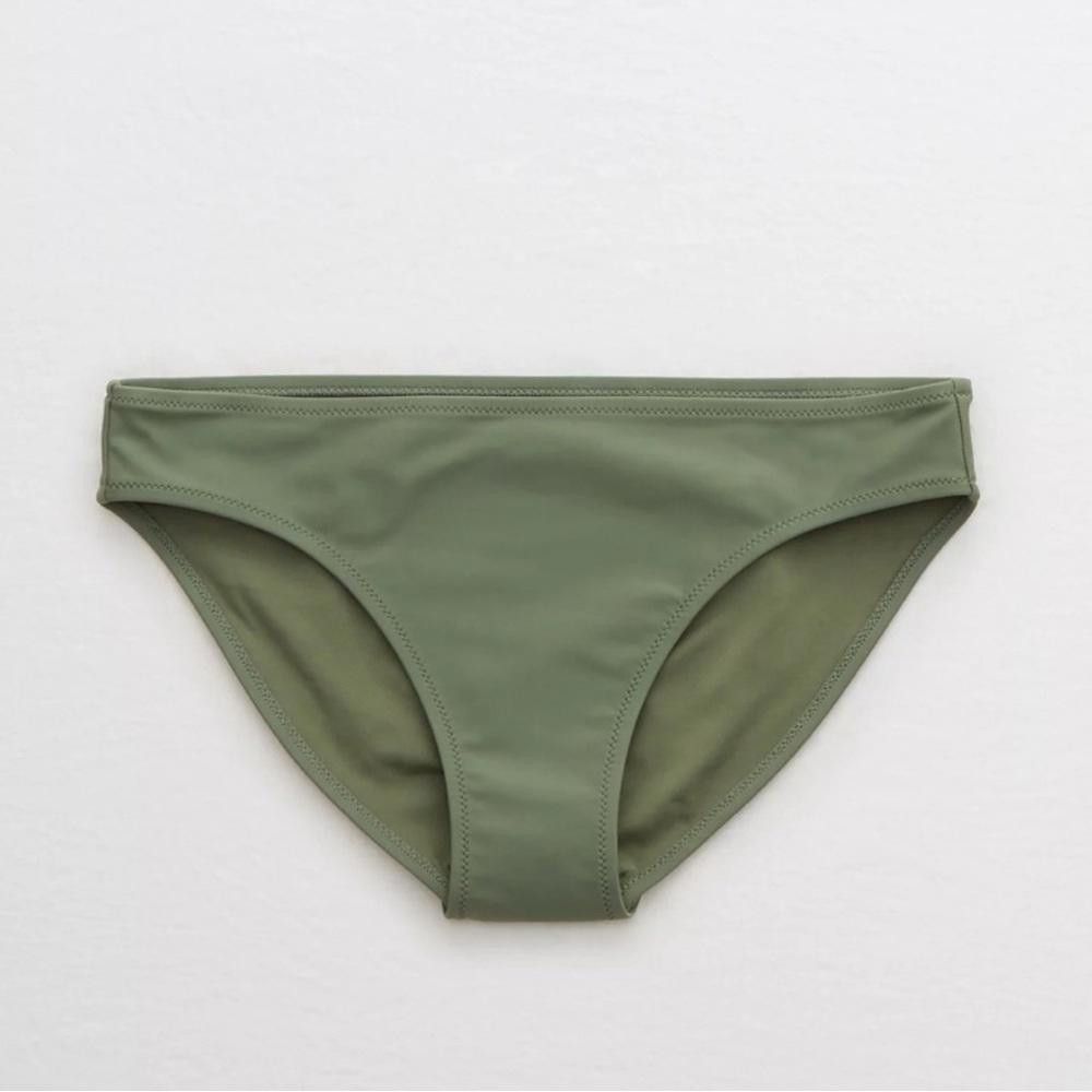 Designer NWT Aerie olive green bikini bottom brief XS Size ONE SIZE - 1 Thumbnail