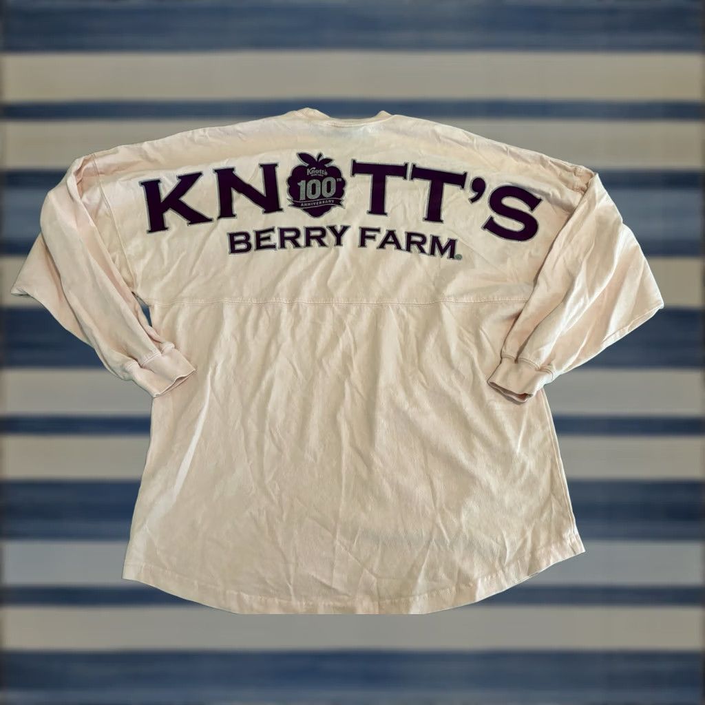 ESPIRIT Knotts Berry Farm 100th Anniversary Pink Spirit Jersey Long Sleeve Shirt Medium Size US M / EU 48-50 / 2 - 1 Thumbnail
