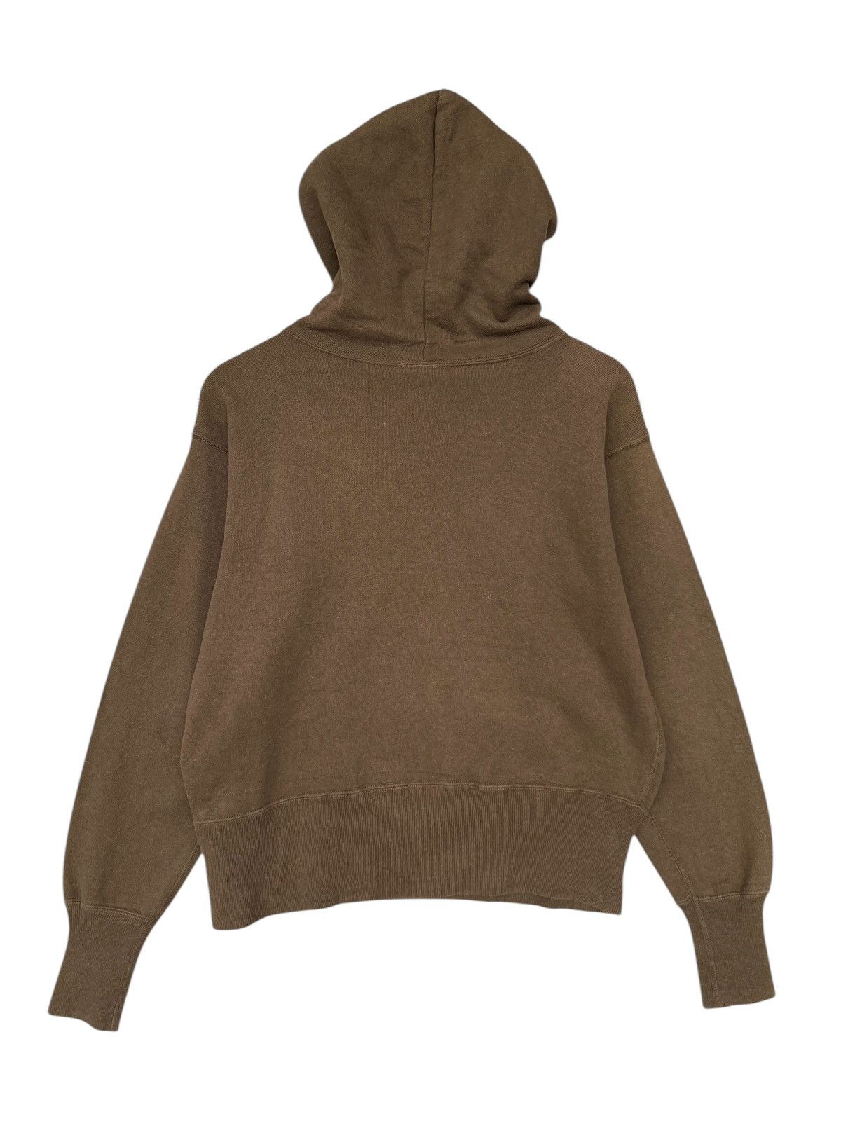 45rpm Vintage 45RPM Spellout Logo Brown Hoodie Size US S / EU 44-46 / 1 - 3 Thumbnail