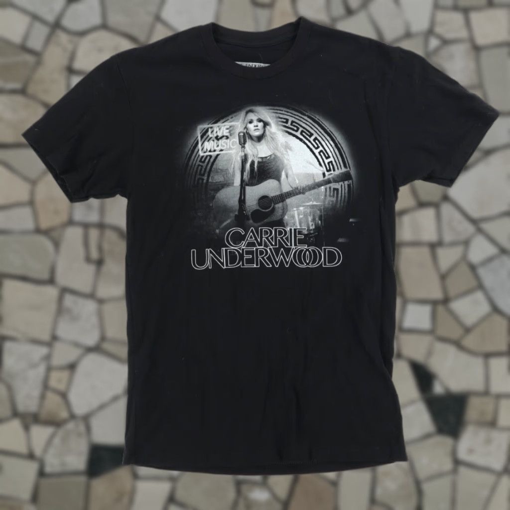 Vintage Carrie Underwood Storyteller Tour Solid T-Shirt Black Men's S Size US S / EU 44-46 / 1 - 1 Thumbnail