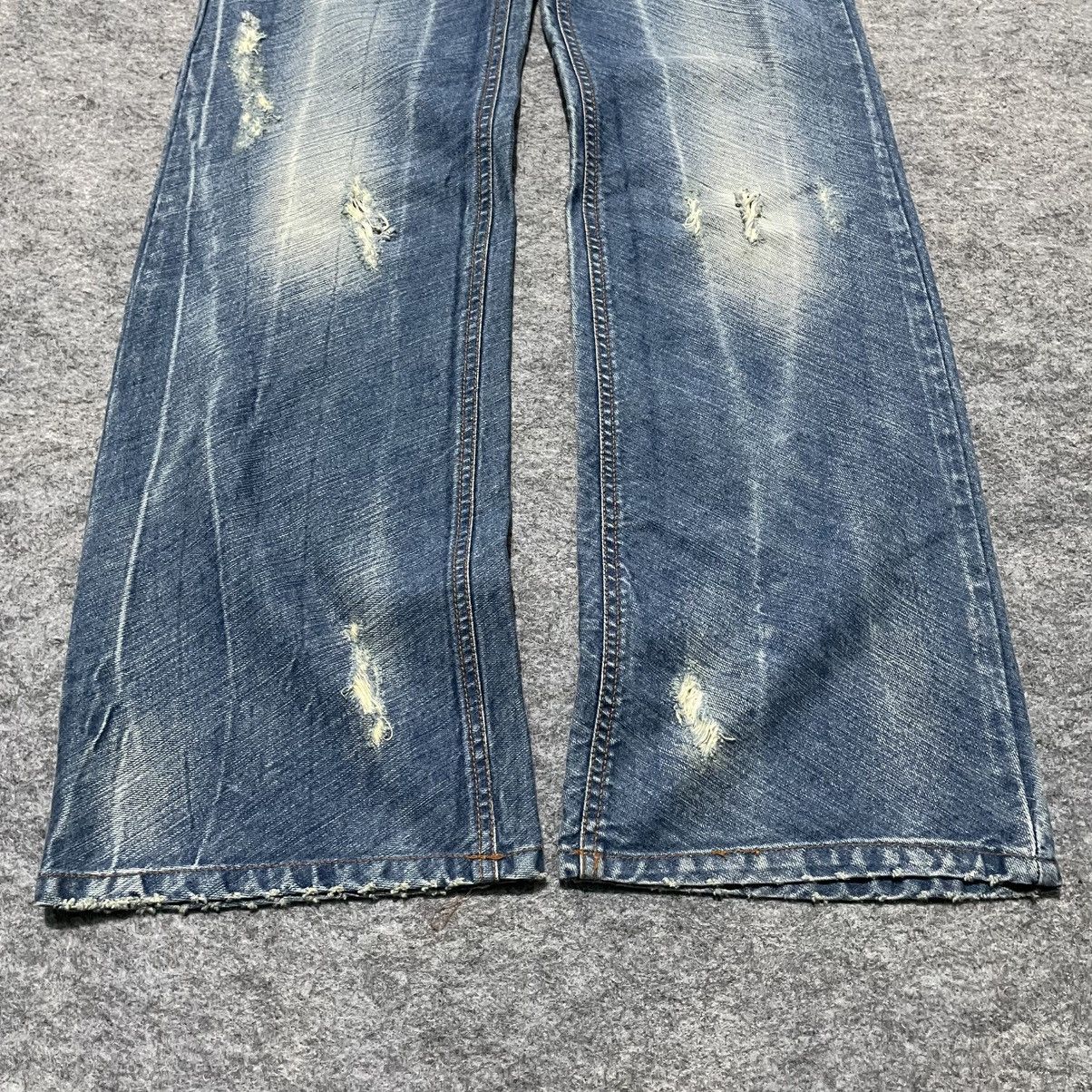 Japanese Brand Japanes brand A&Kei mudwash flare denim Size US 31 - 4 Thumbnail